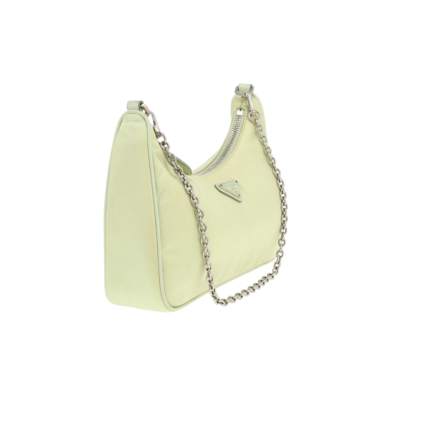 Bolso bandolera Prada  Re-Edition 2005 en lona verde