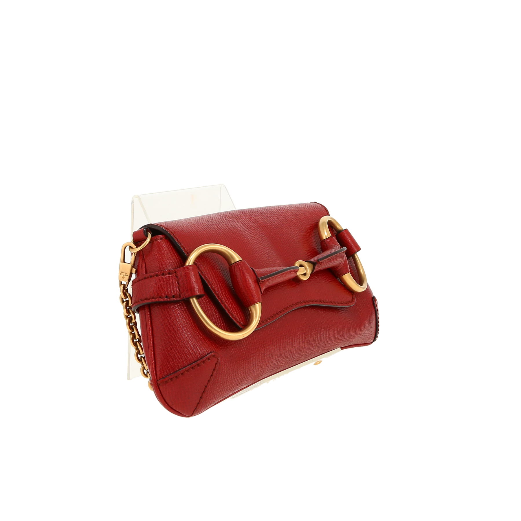 Gucci  Mors handbag  in red leather