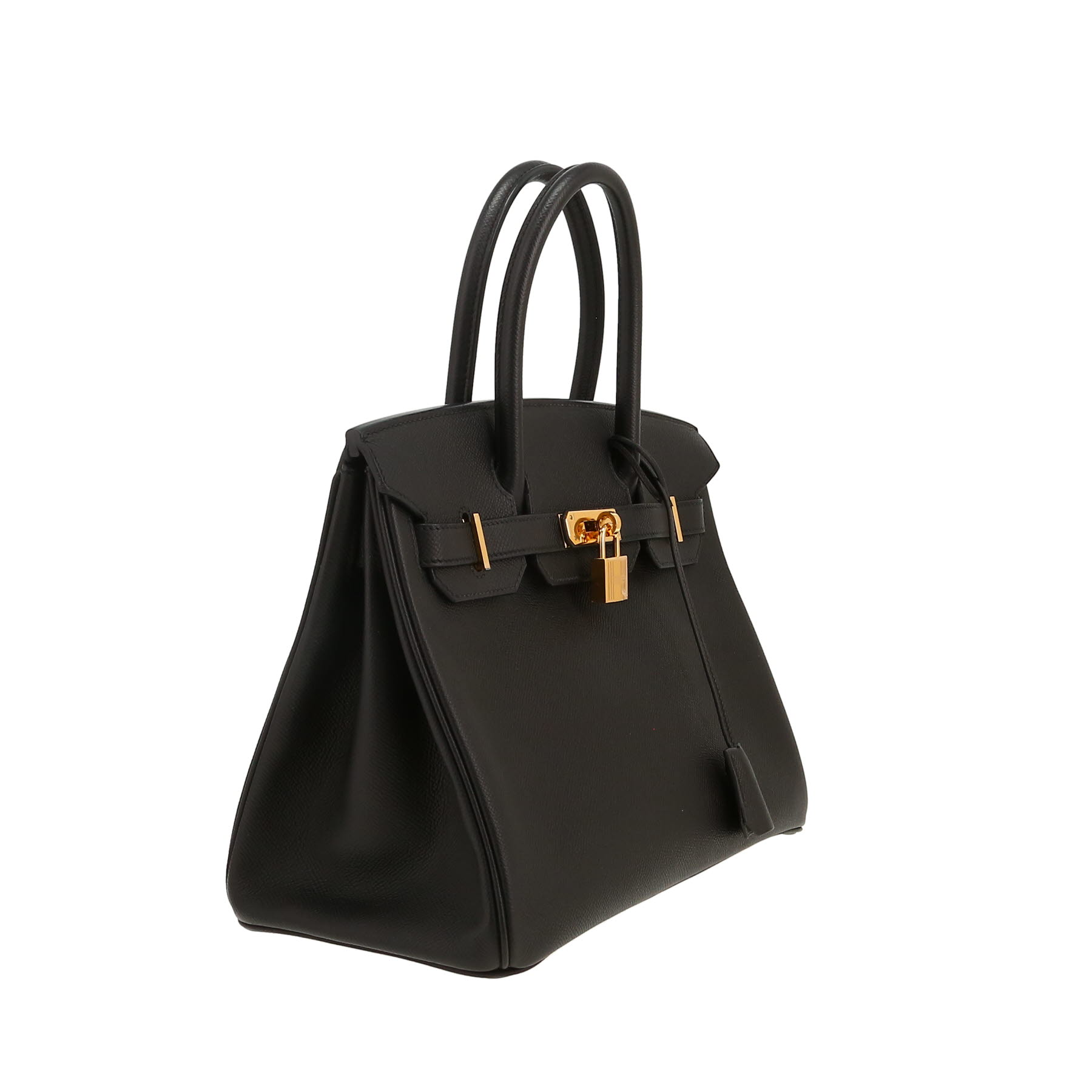 Hermès  Birkin 30 cm handbag  in black epsom leather