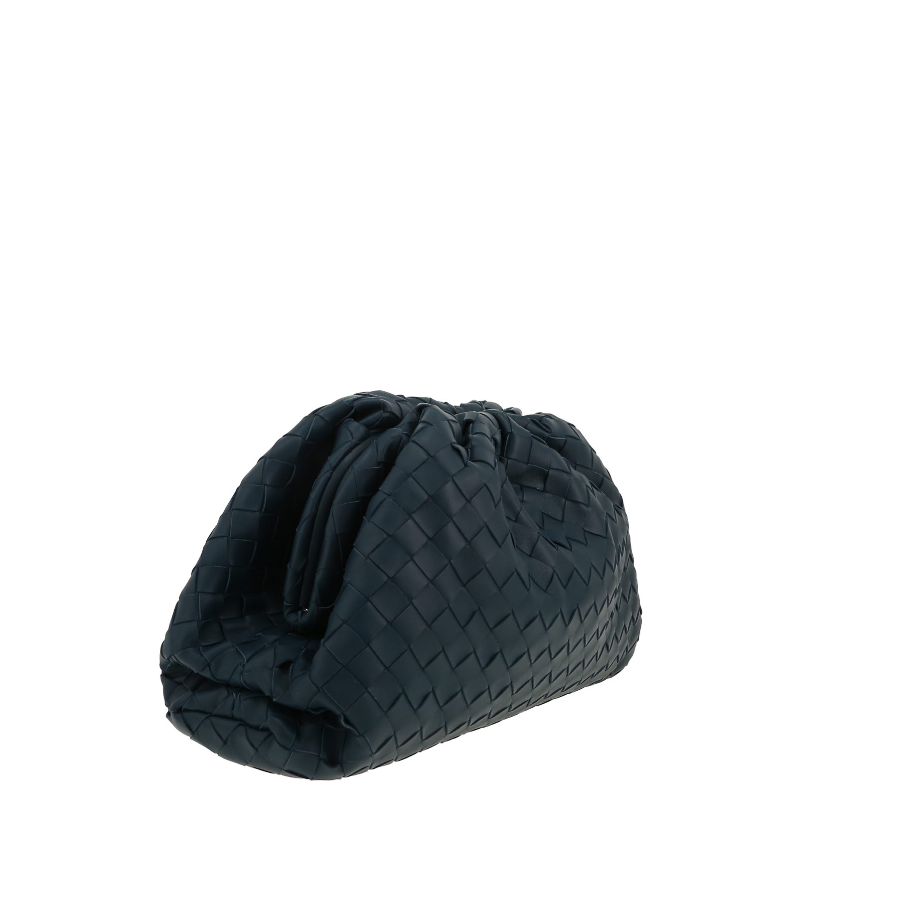 Bolsito de mano Bottega Veneta  Pouch en cuero intrecciato azul