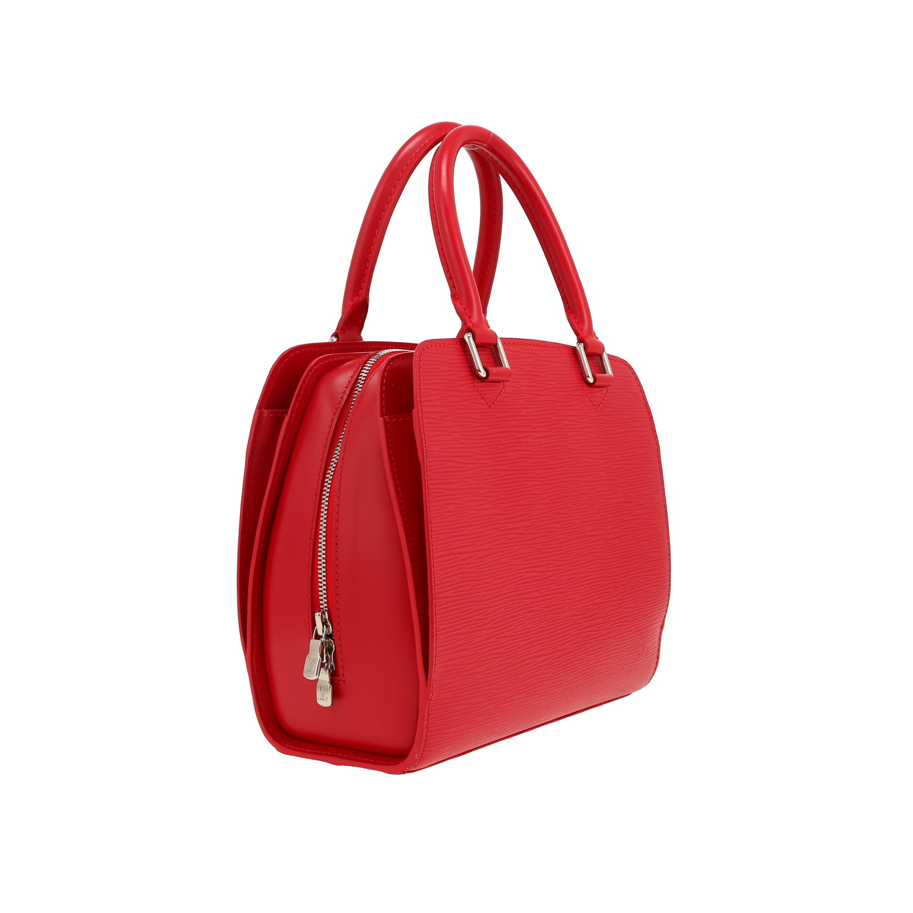 Bolso de mano Louis Vuitton  Pont Neuf en cuero Epi rojo