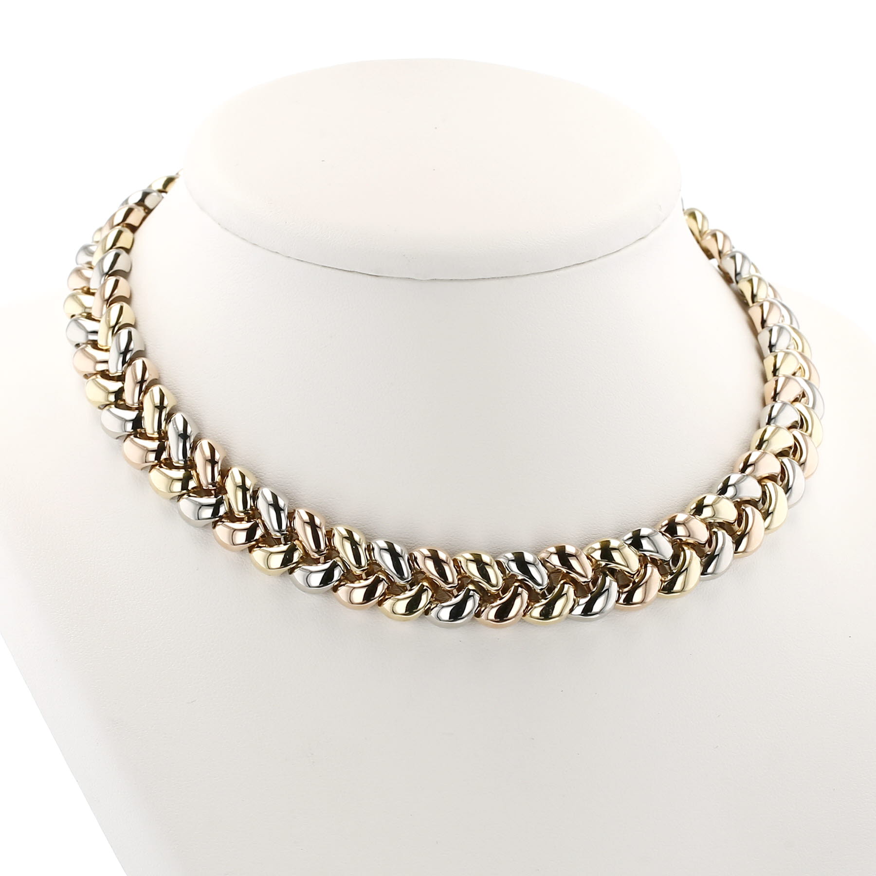 Collana Poiray Tresse in 3 ori