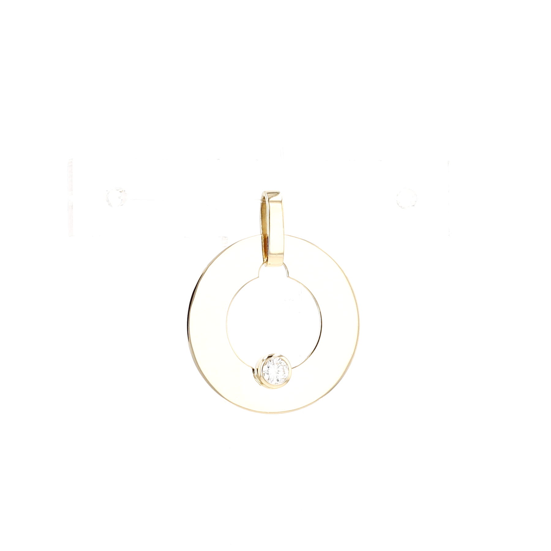 Ciondolo Dinh Van Cible in oro giallo e diamante