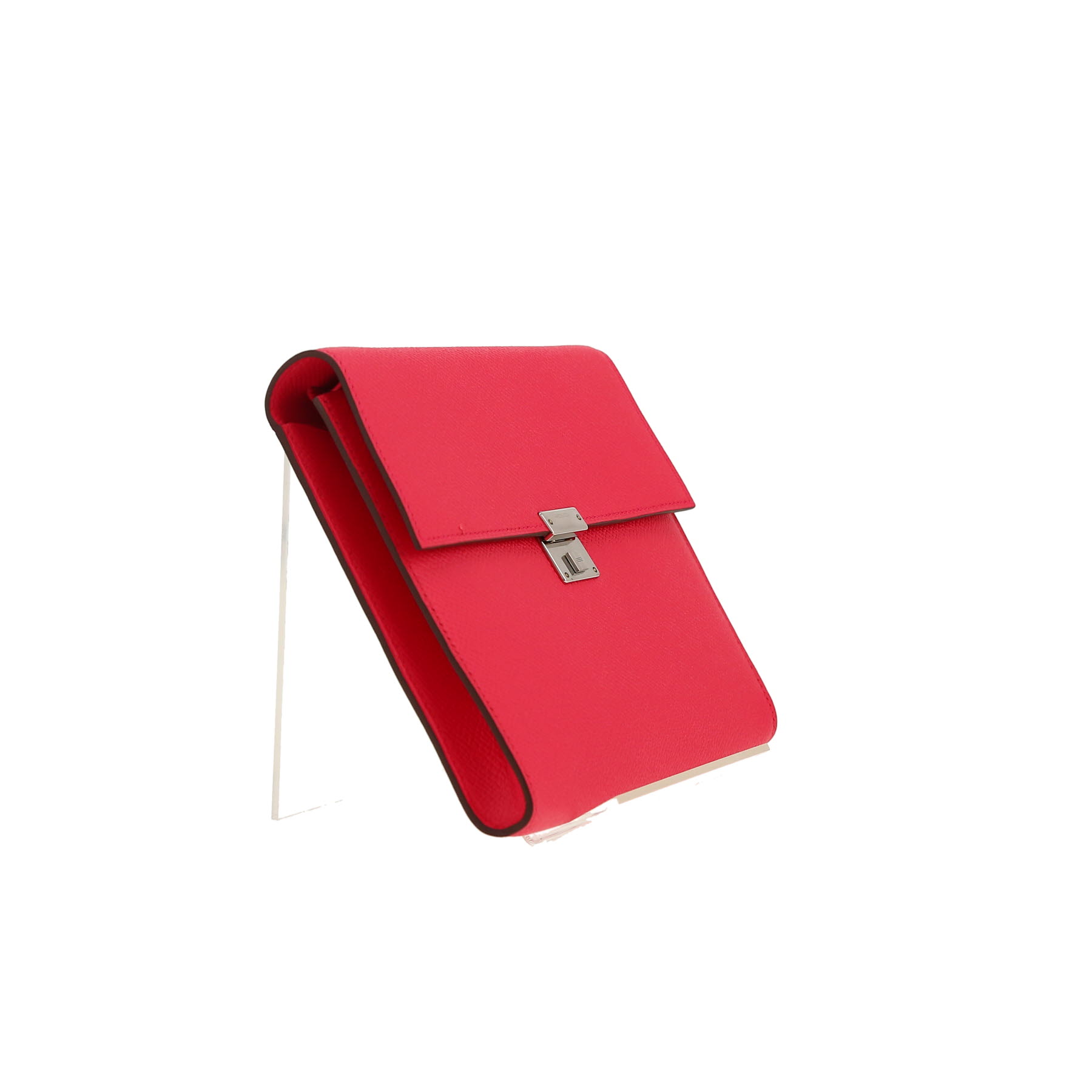 Hermès  Clic 16 shoulder bag  in pink epsom leather