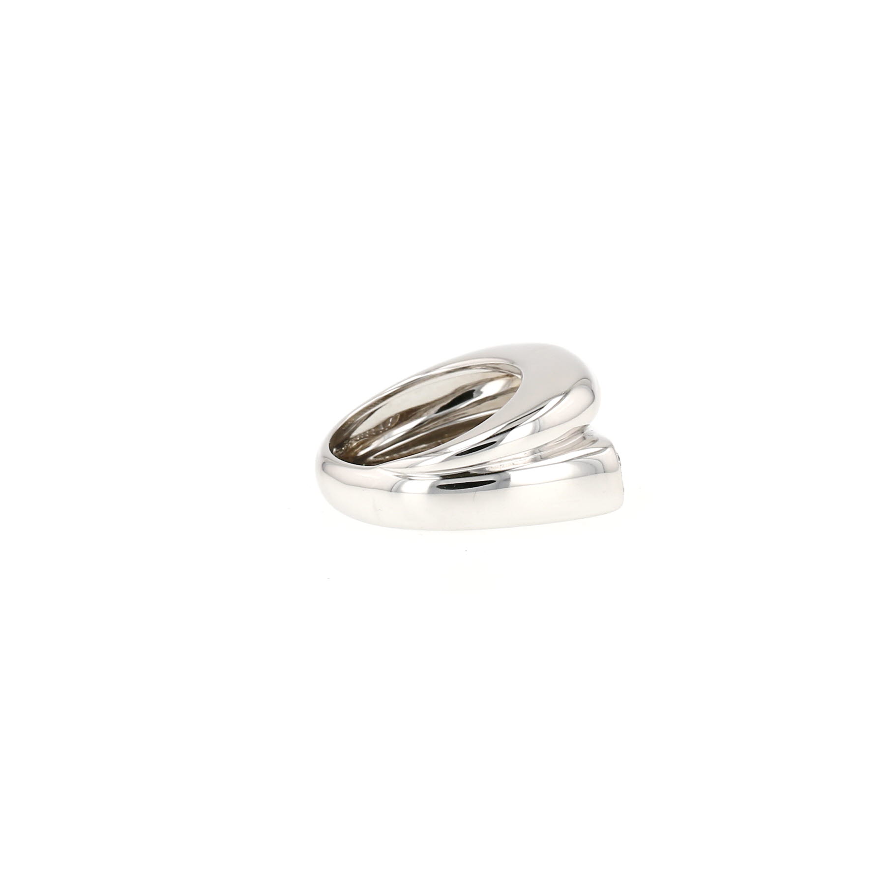 Fred Success medium model ring in white gold and diamonds