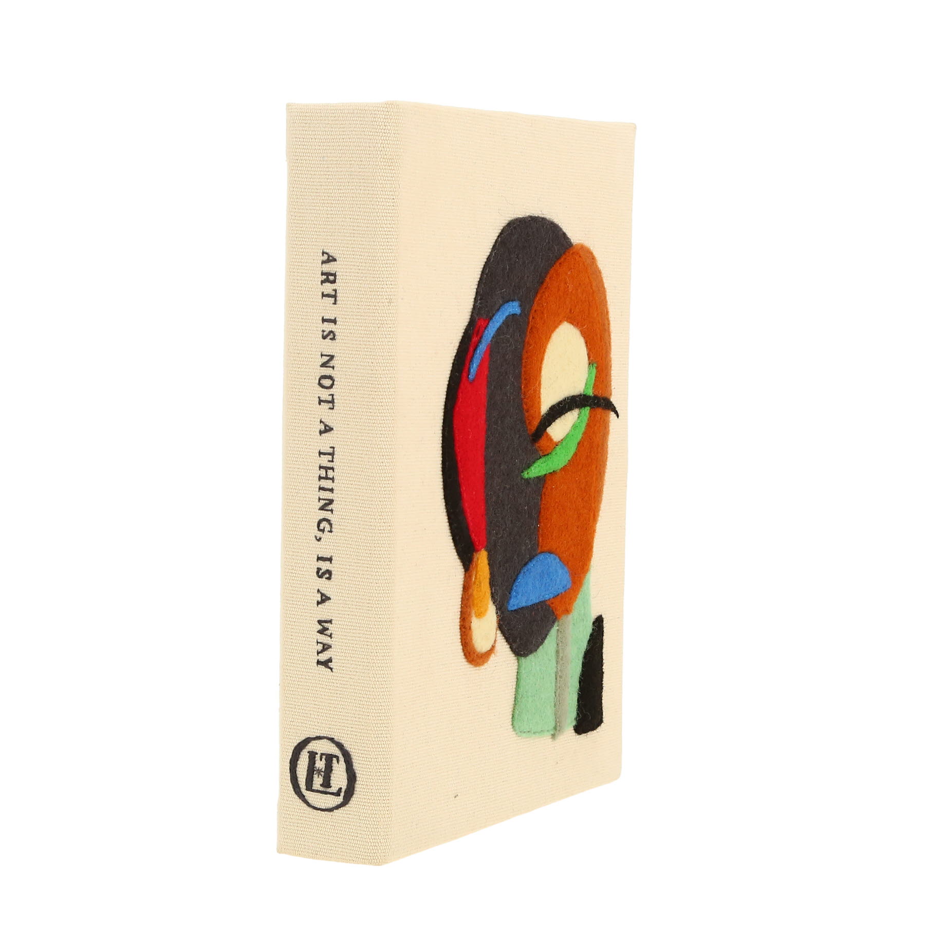 Bolso/bolsito Olympia Le-Tan ART IS NOT A THING, IS A WAY en lona verde