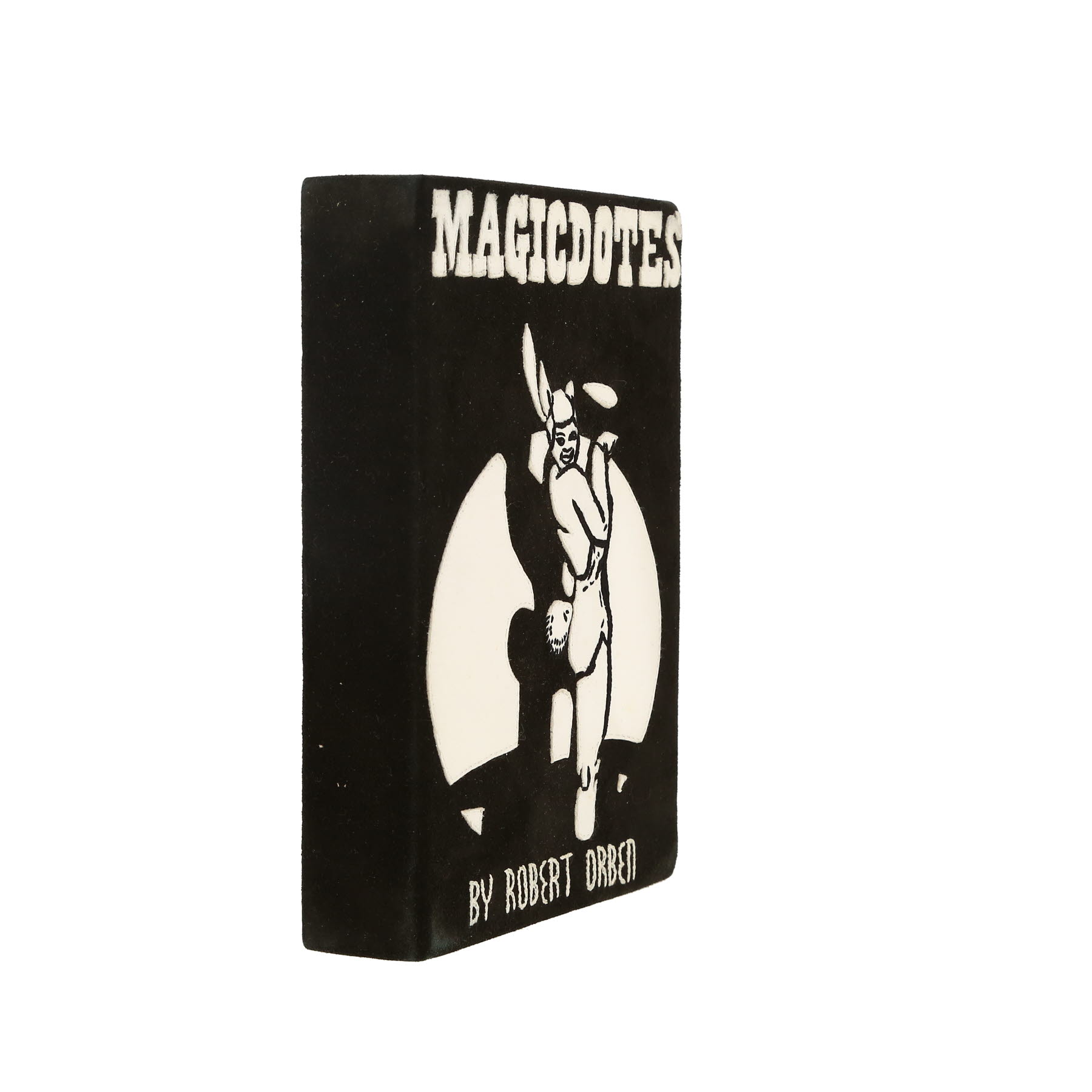 Olympia Le-Tan Magicdotes pouch  in black and white canvas