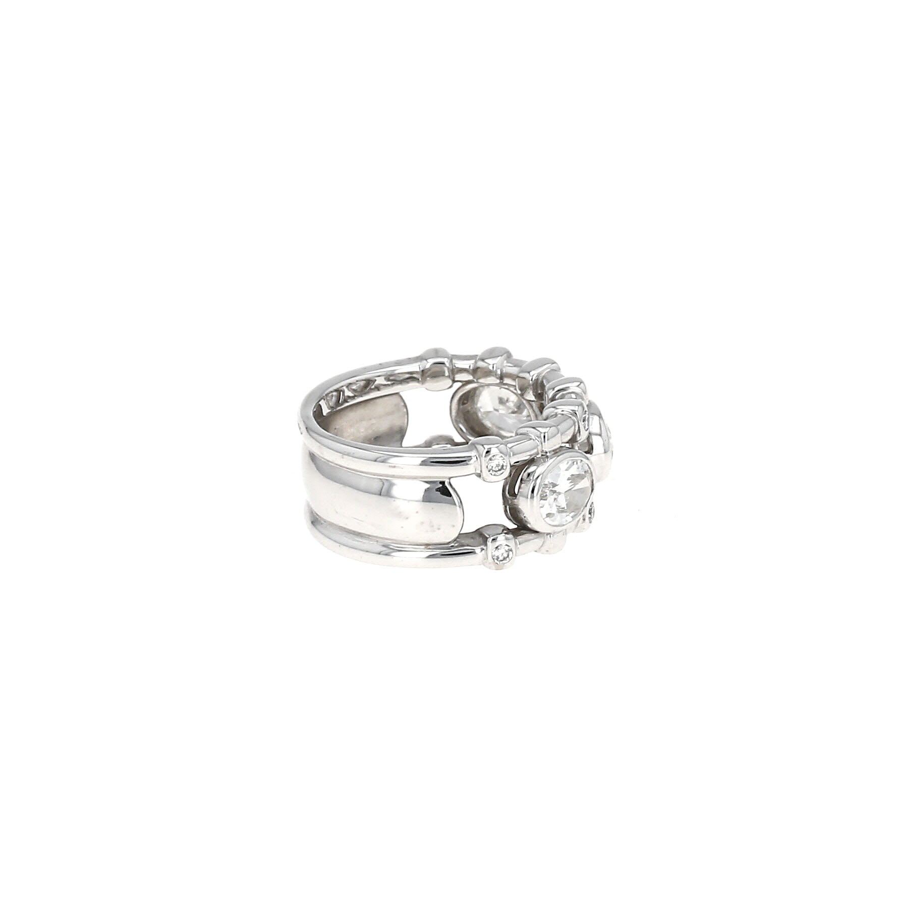 Anello Dior Deux Epices in oro bianco e diamanti