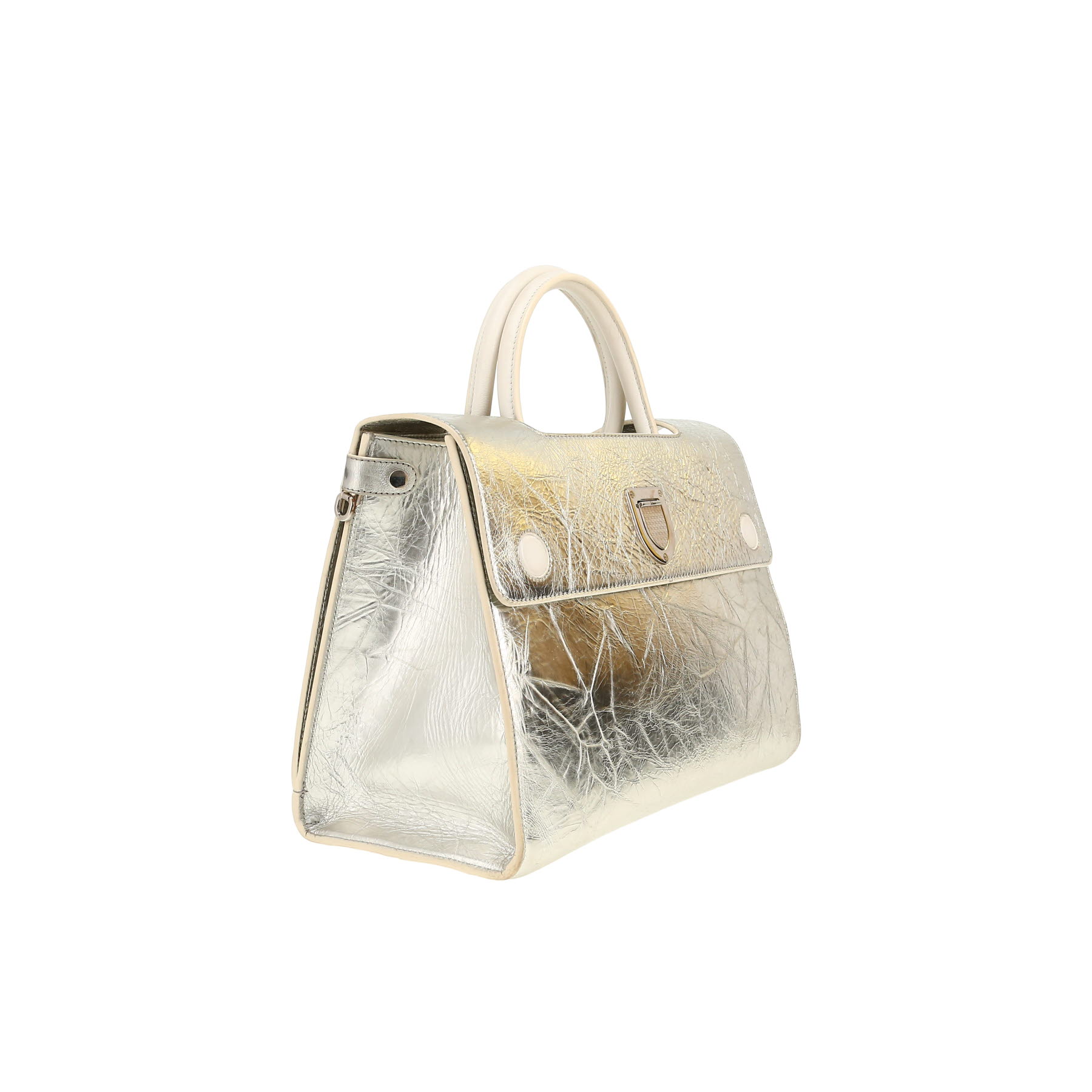Dior  Diorever handbag  in silver leather