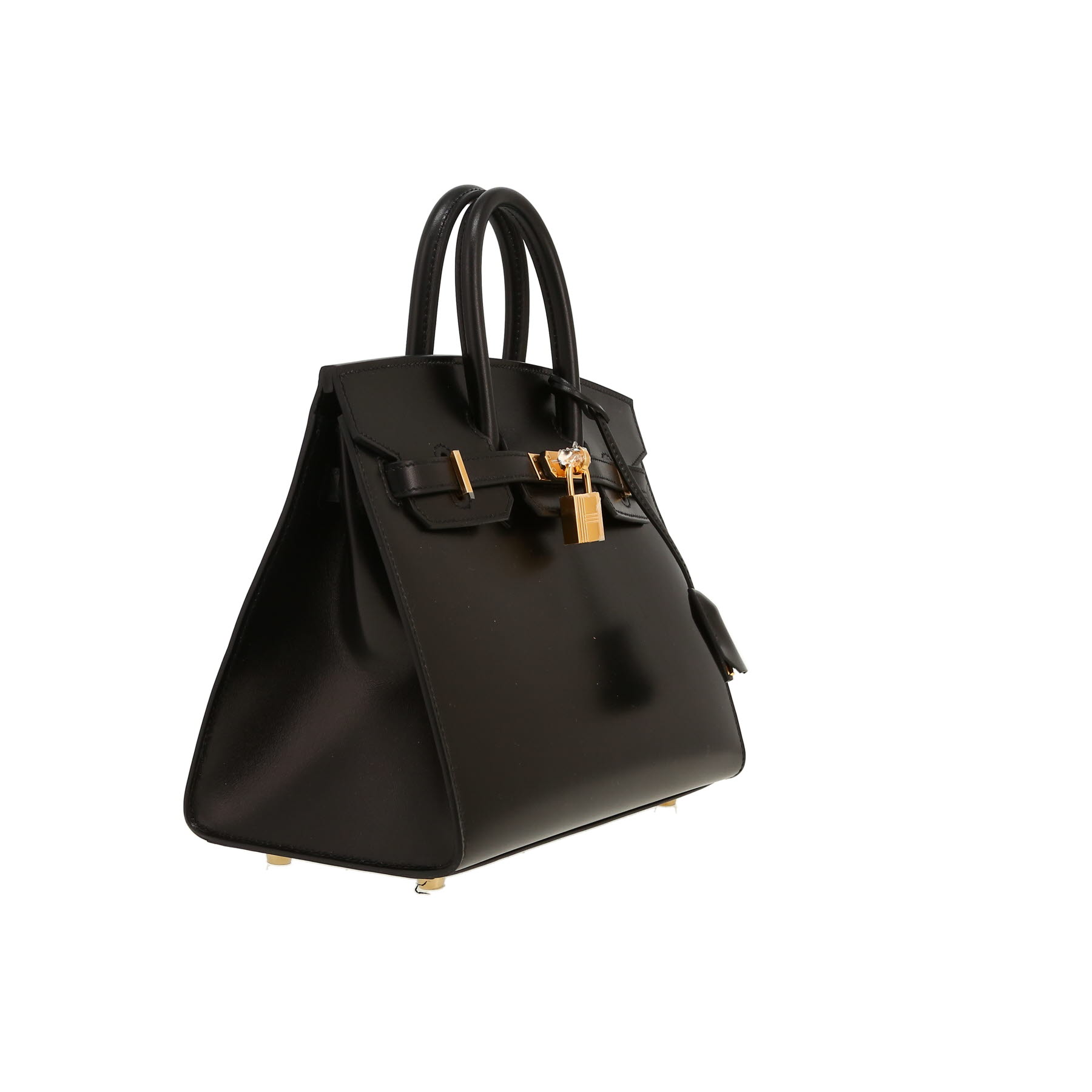 Hermès  Birkin 25 cm handbag  in black box leather