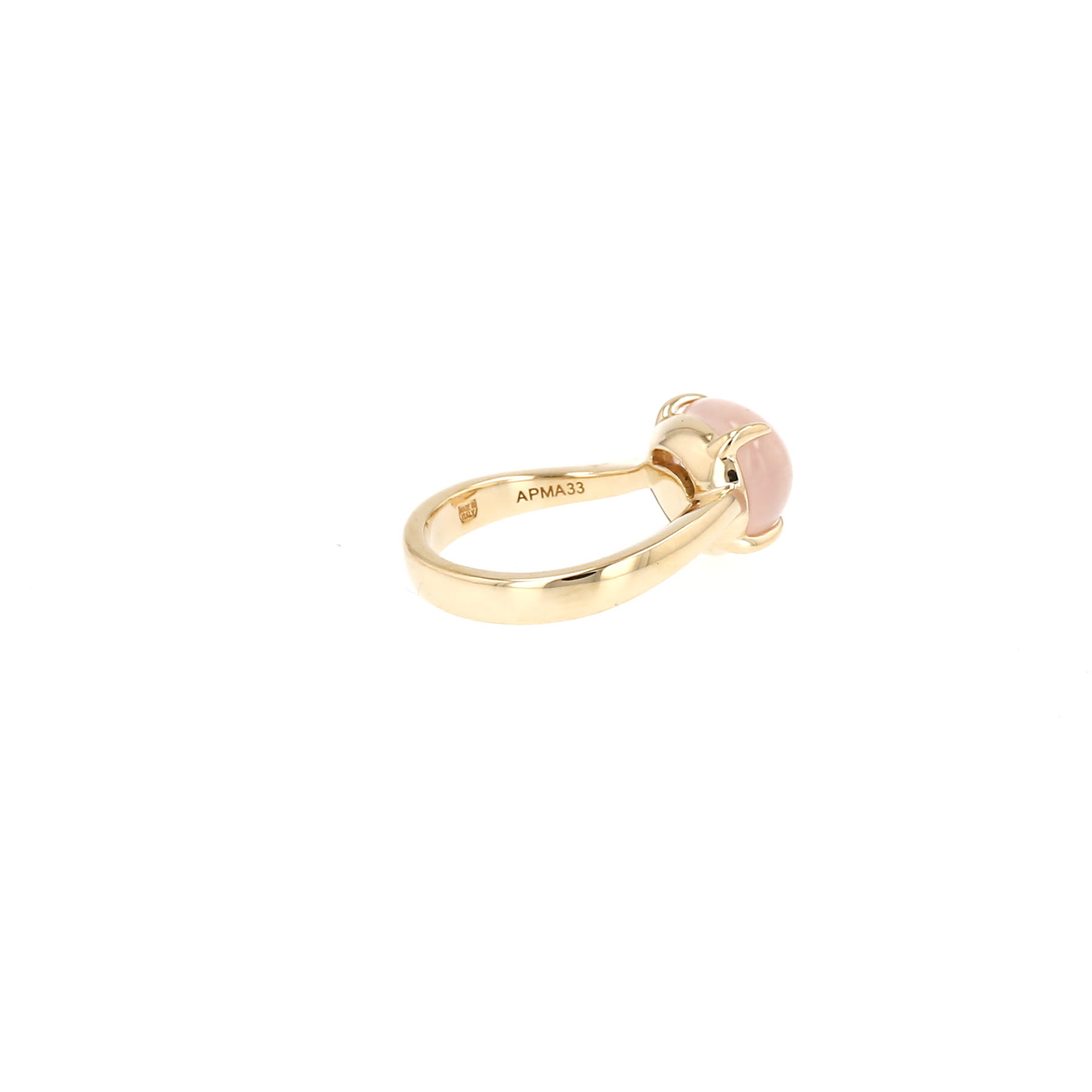 Bulgari Mediterranean Eden  ring in yellow gold and quartz