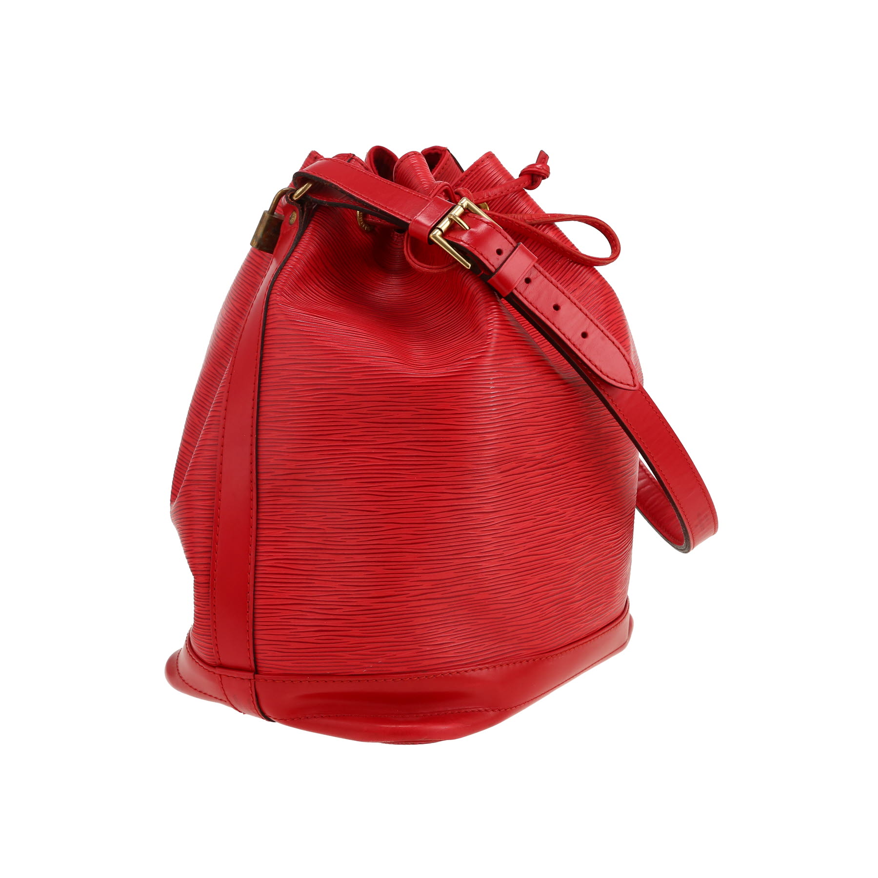 Louis Vuitton  Noé handbag  in red epi leather