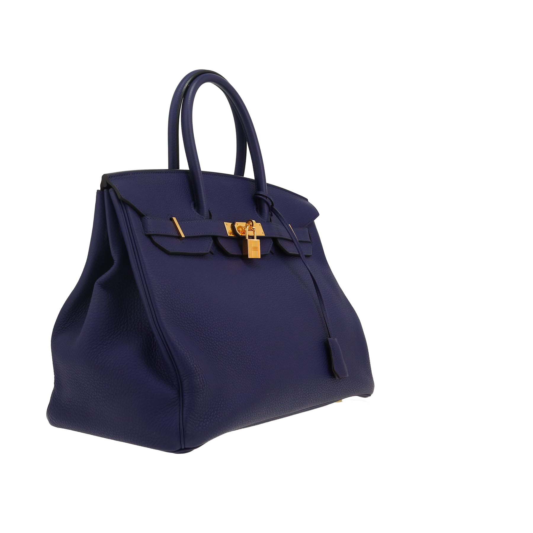 Hermès  Birkin 35 cm handbag  in Bleu Encre togo leather
