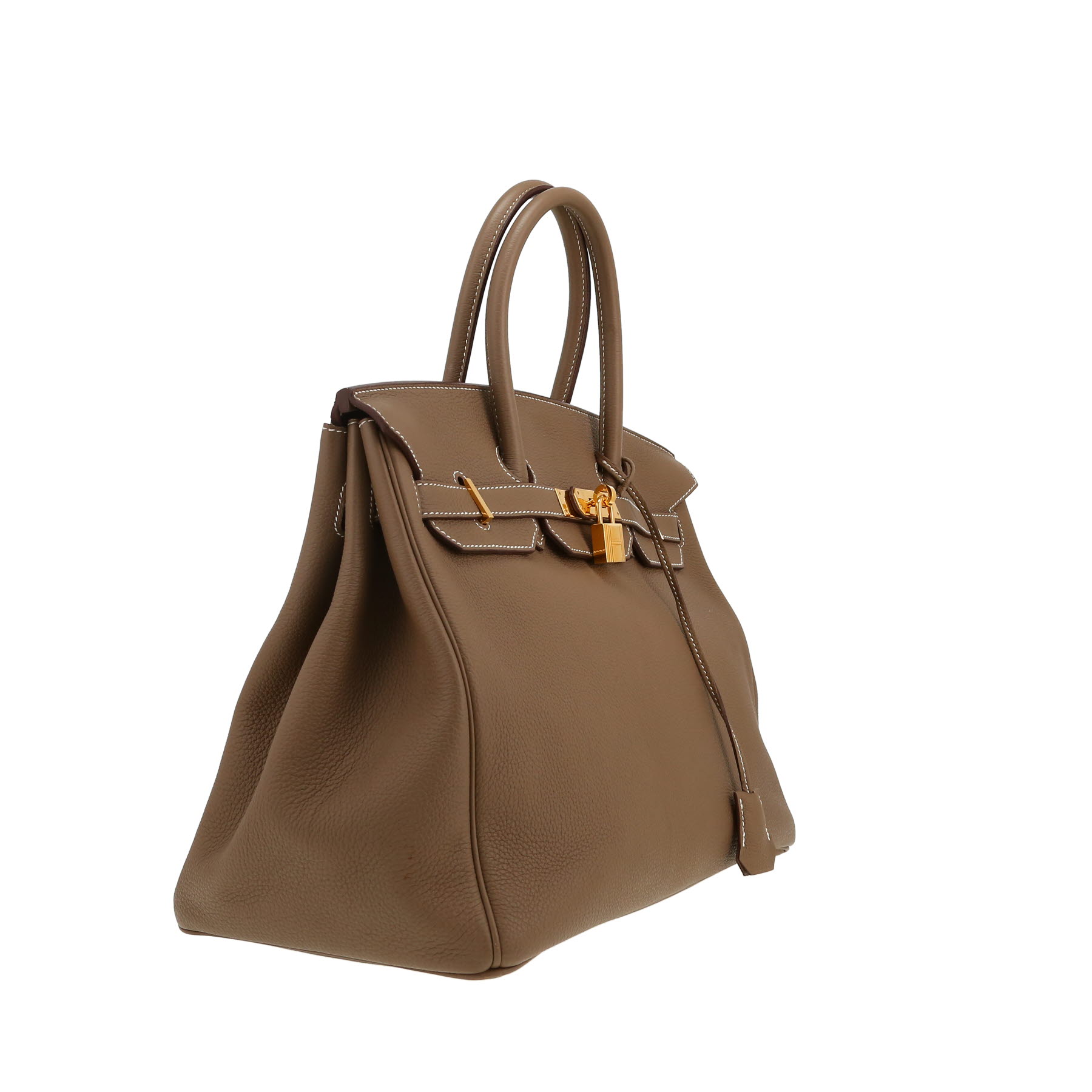 Sac à main Hermès  Birkin 35 cm en cuir togo étoupe