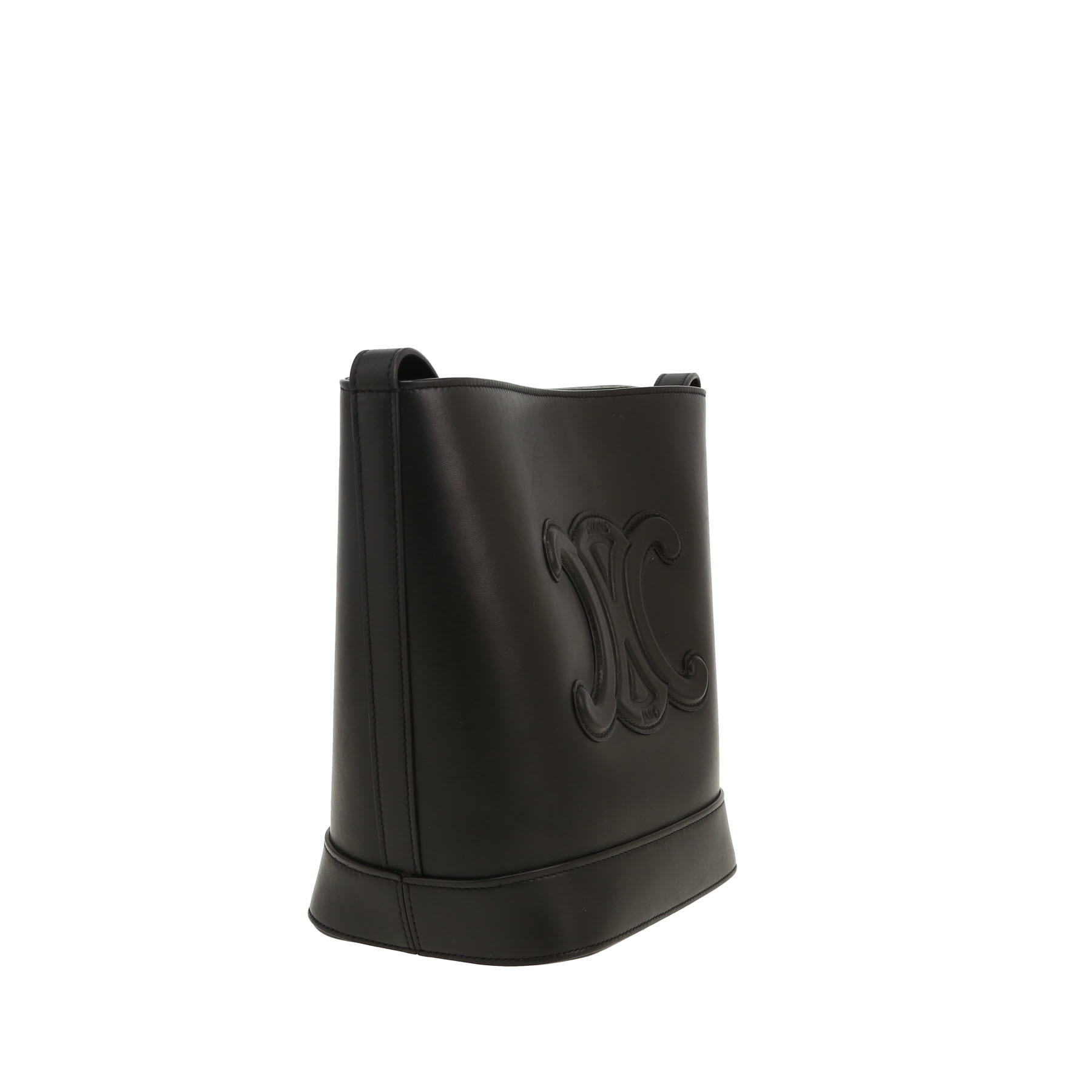 Sac à main Celine  Seau en cuir noir