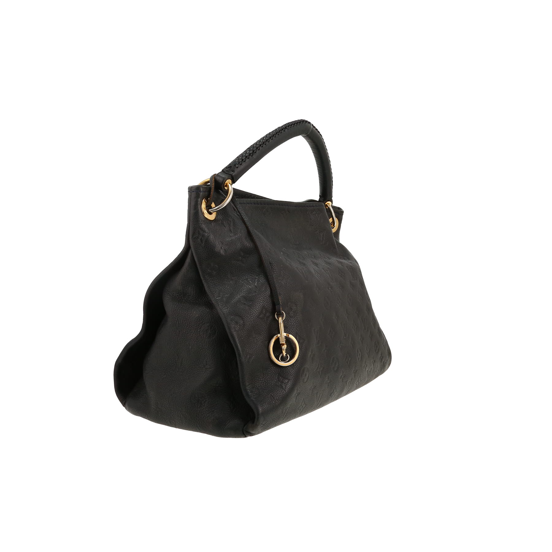 Sac à main Louis Vuitton  Artsy en cuir monogram empreinte bleu-marine