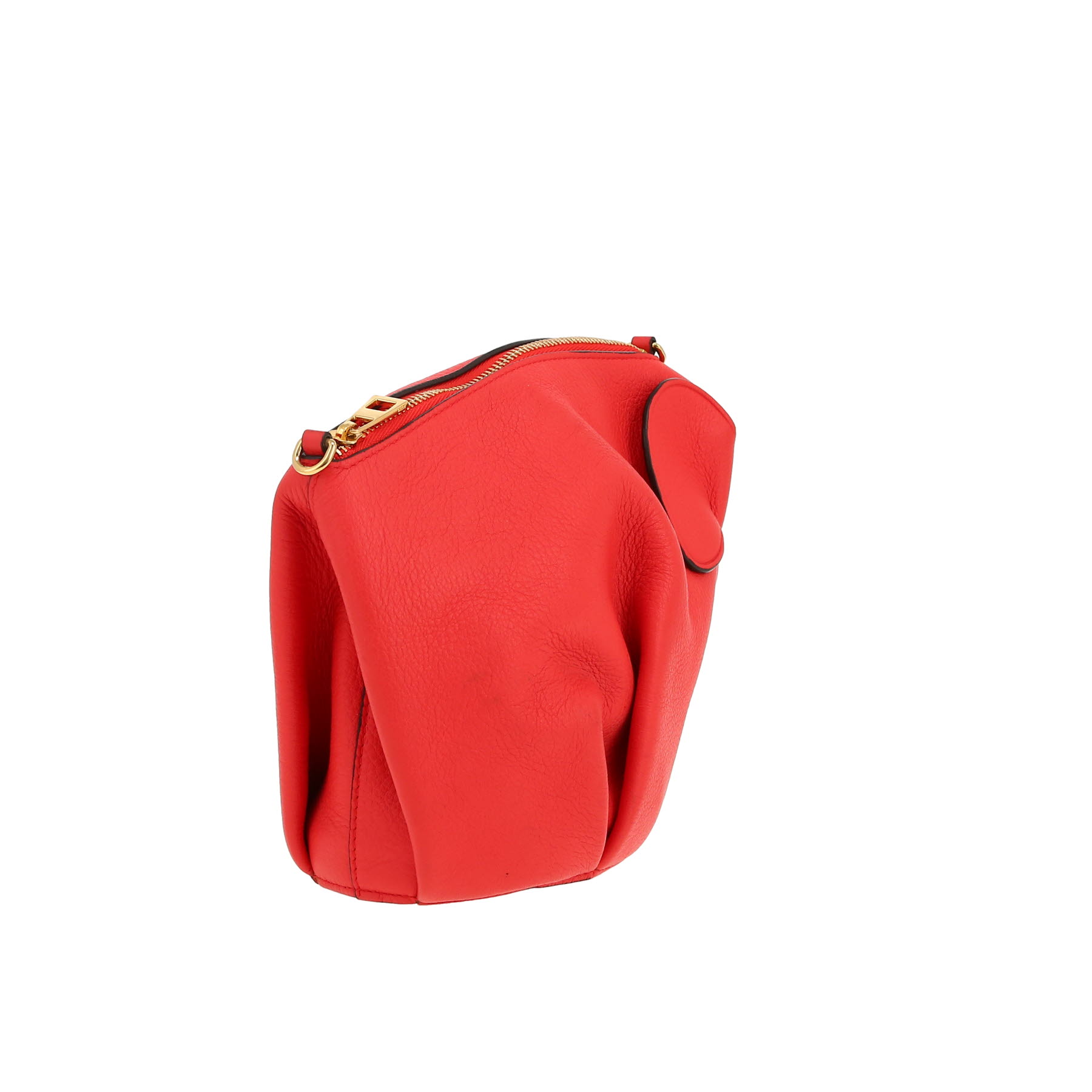 Bolso bandolera Loewe  Elephant Pocket en cuero rojo