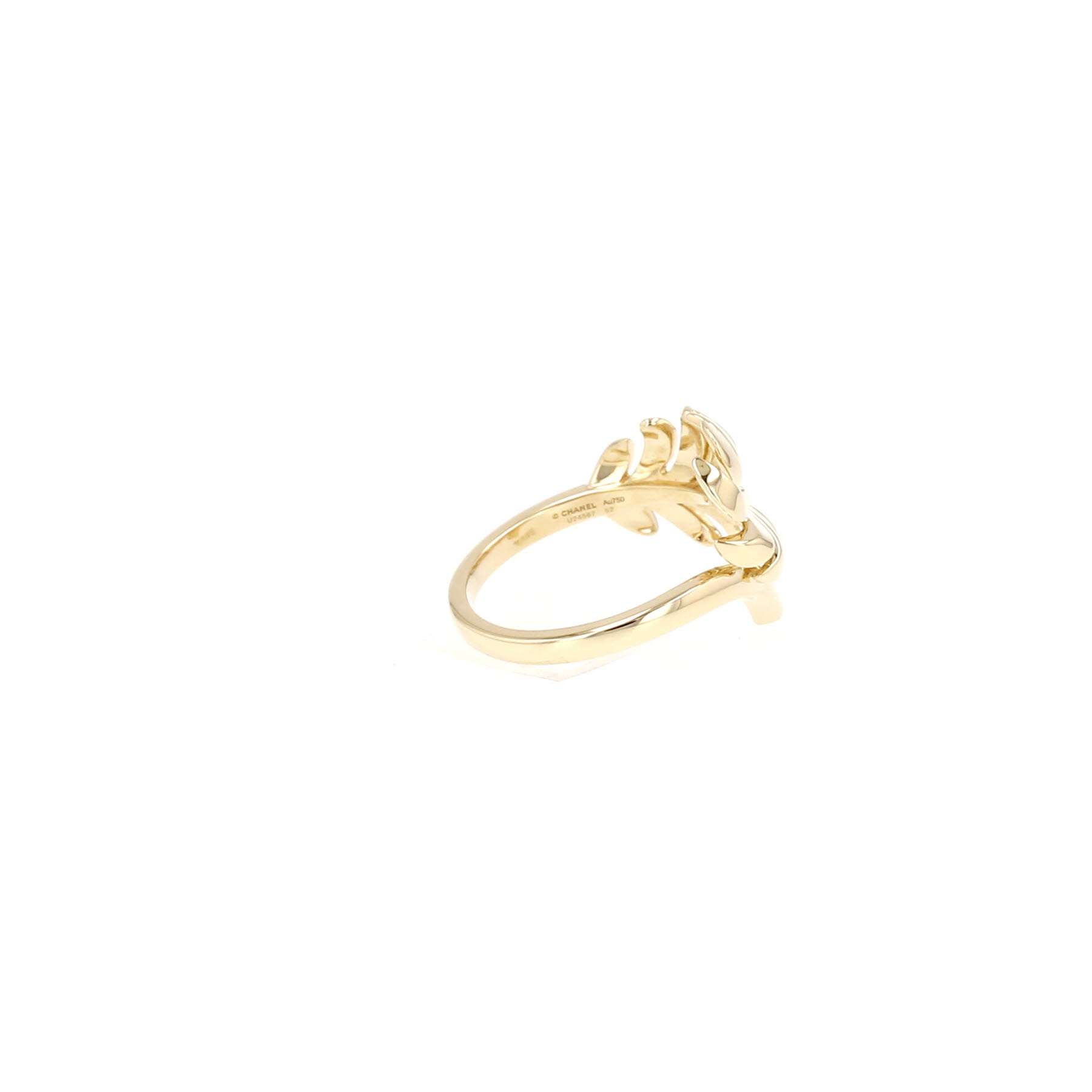 Chanel Plume de Chanel ring in yellow gold