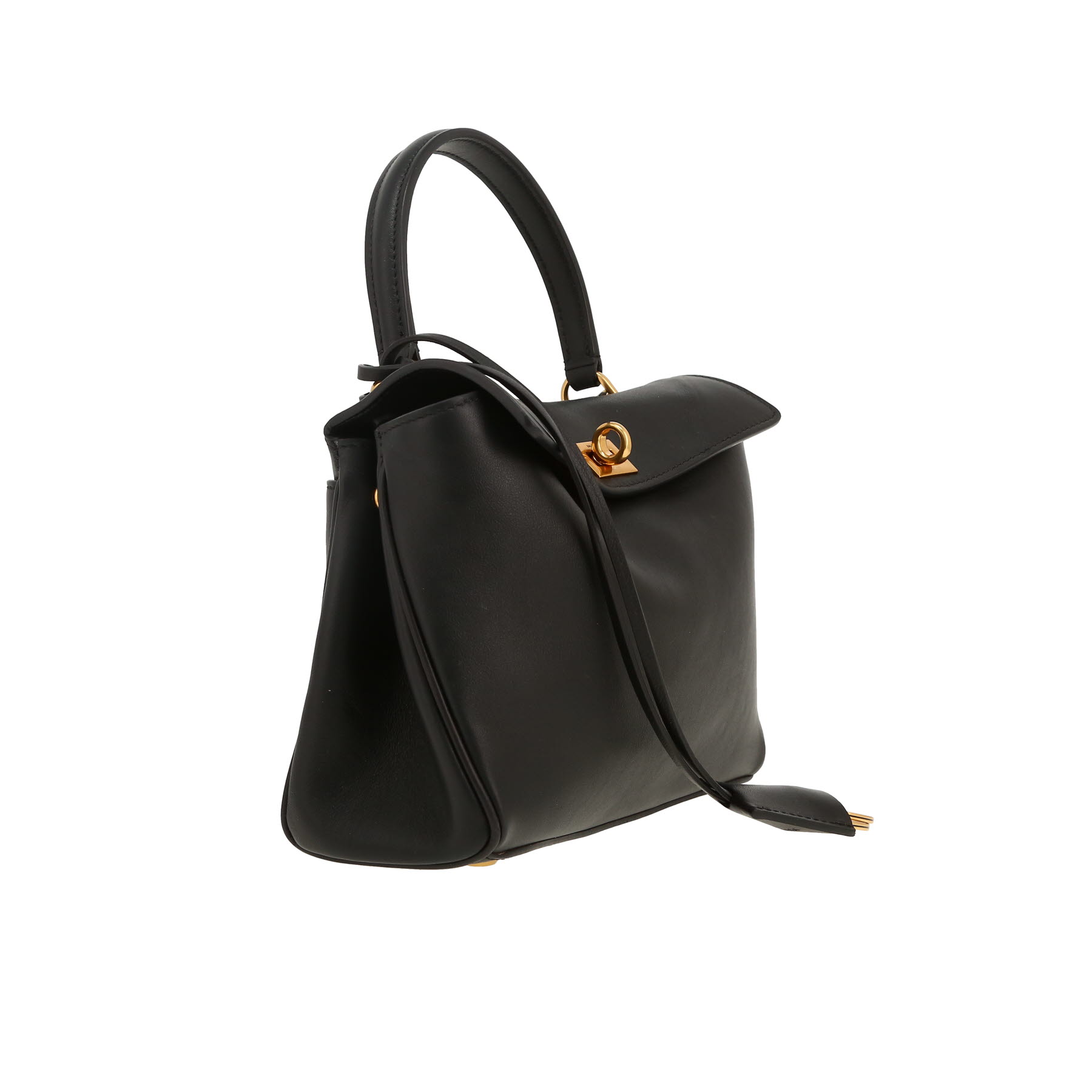 Sac bandoulière Balenciaga  Rodeo mini  en cuir noir