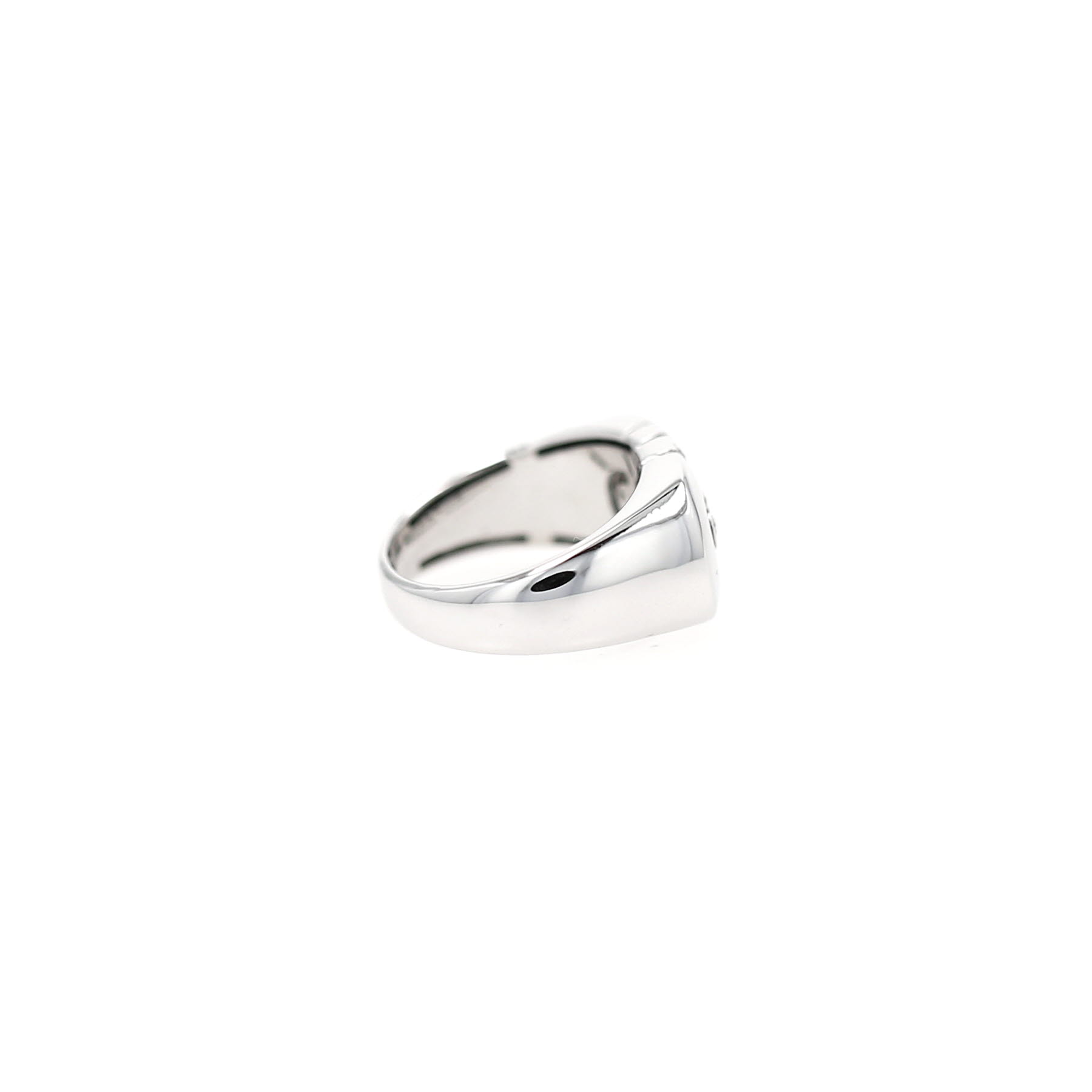 Bulgari Parentesi ring in white gold and diamonds