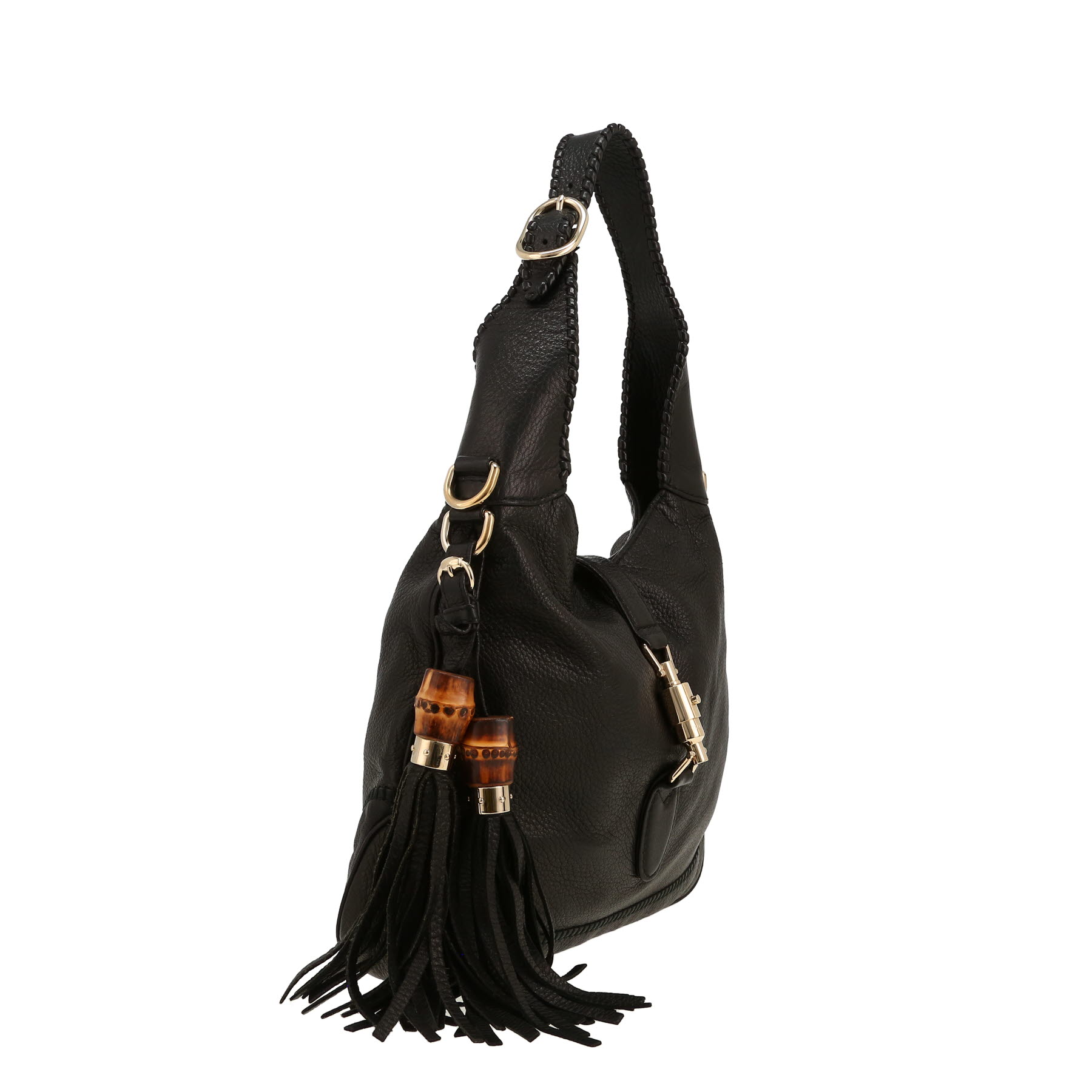 Gucci  Jackie handbag  in black leather