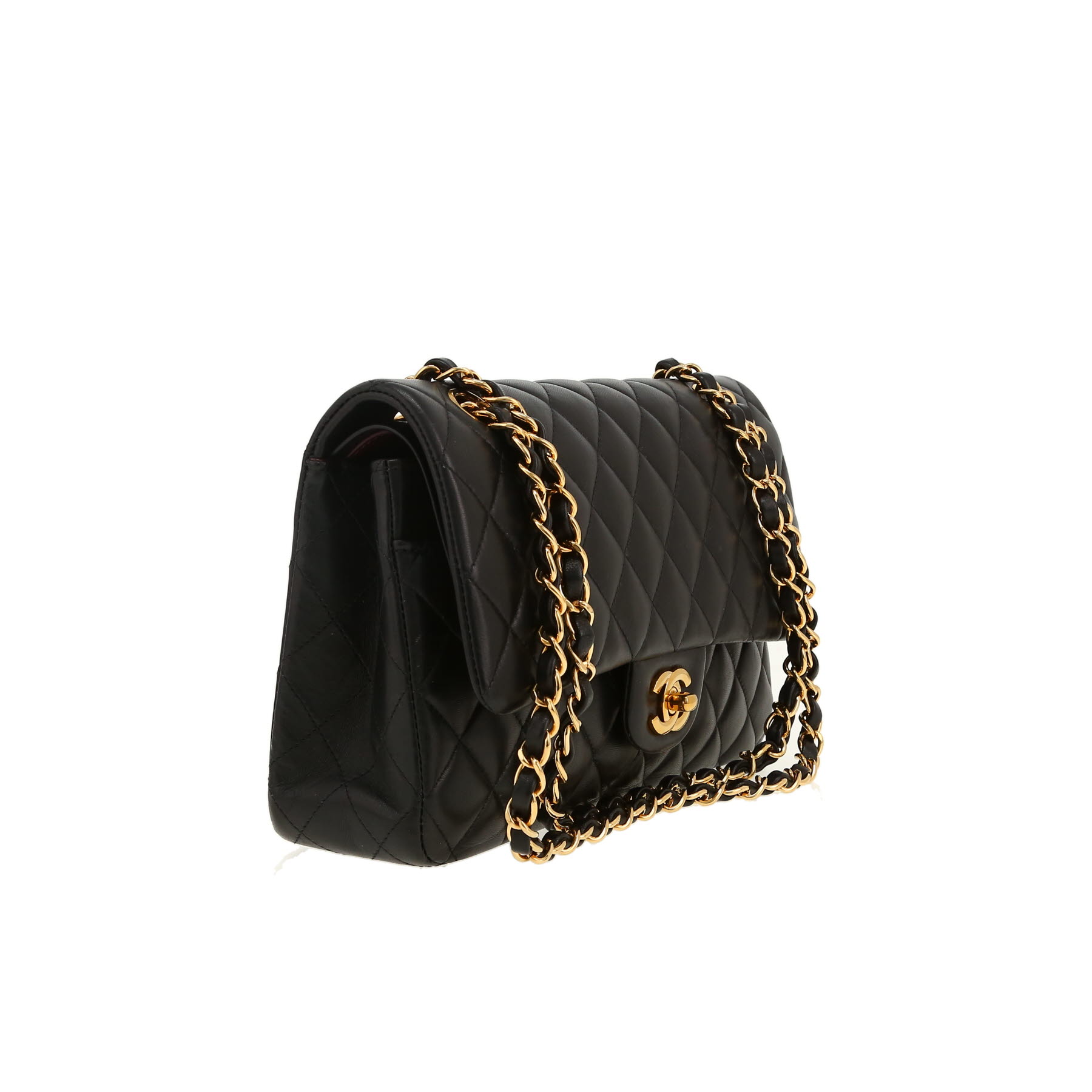 Sac à main Chanel  Timeless Classic en cuir matelassé noir