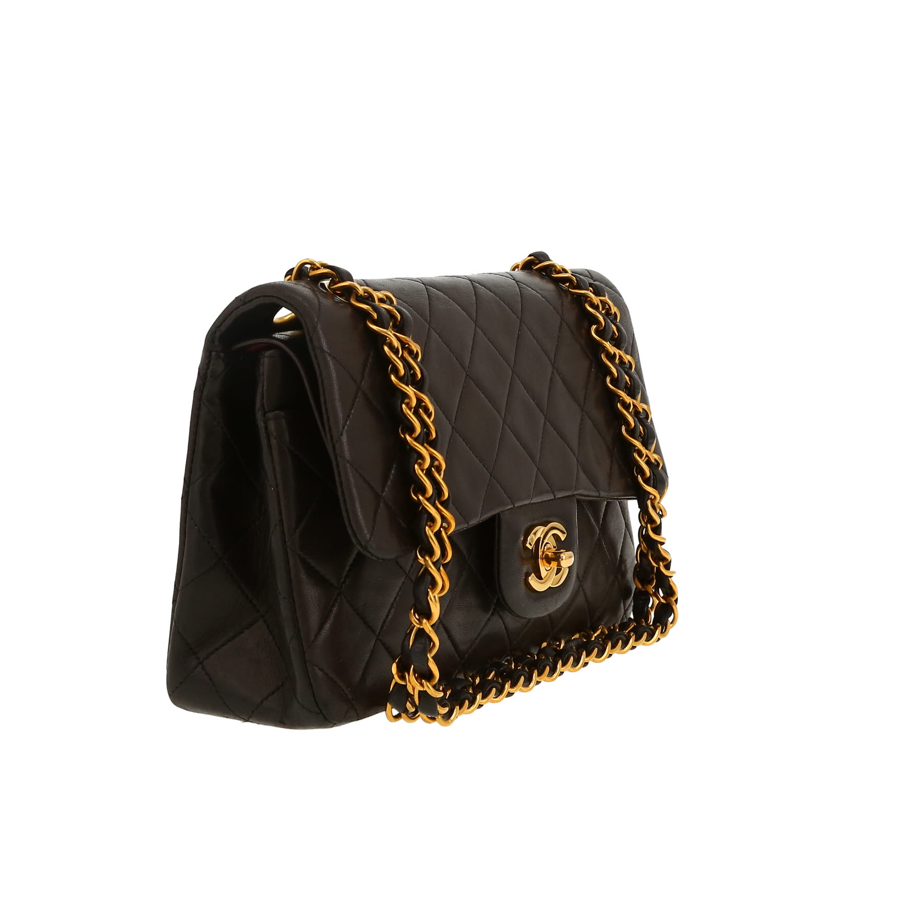 Sac à main Chanel  Timeless Petit en cuir matelassé marron