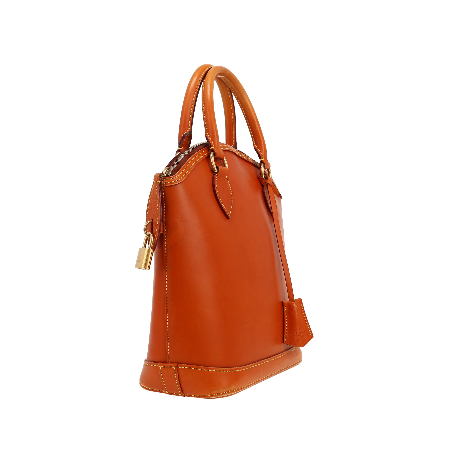 Sac à main Louis Vuitton  Lockit en cuir suhali marron