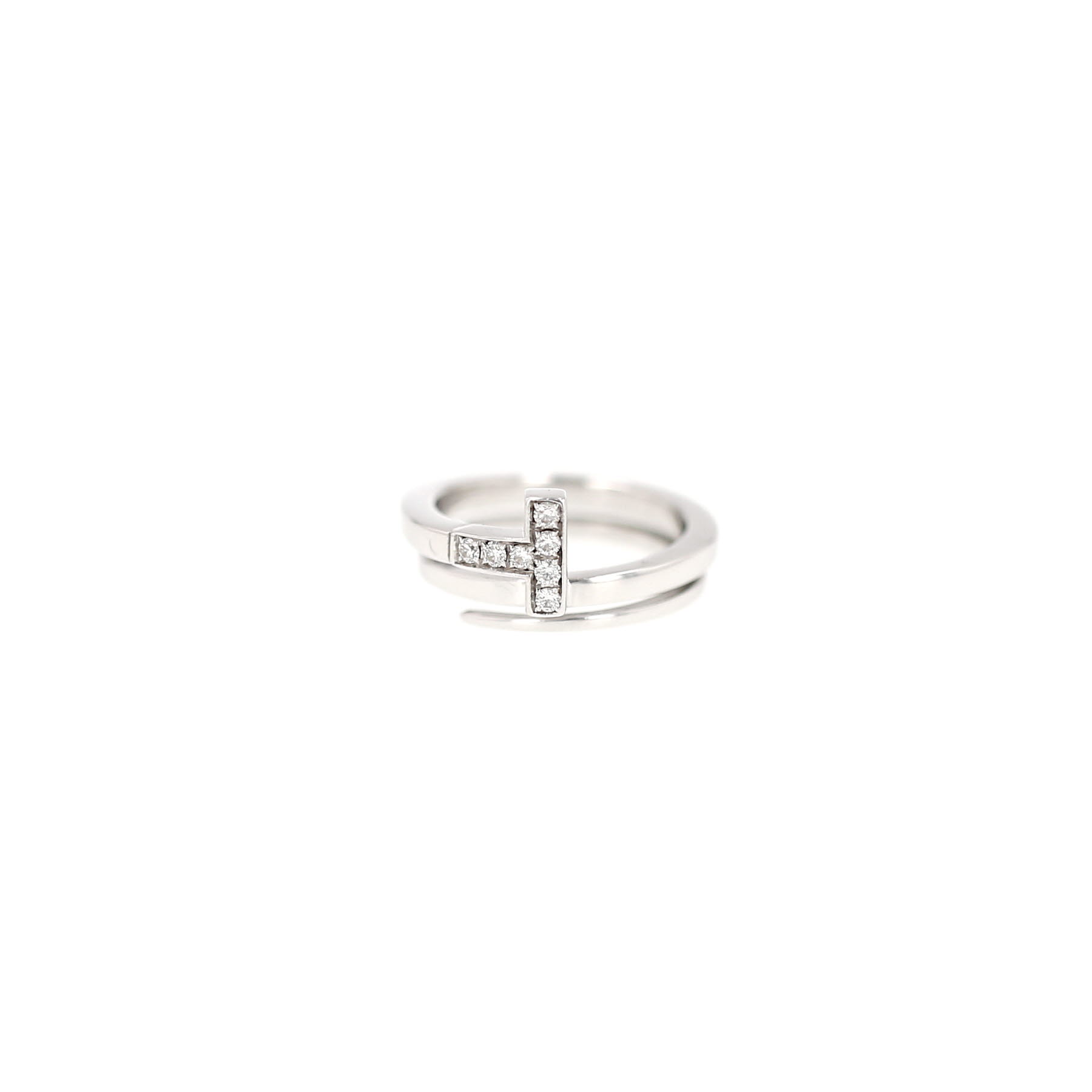 Tiffany & Co. T & CO リング TIFFANY&Co. ティファニー Tスクエアラップ リング 指輪 8.5号