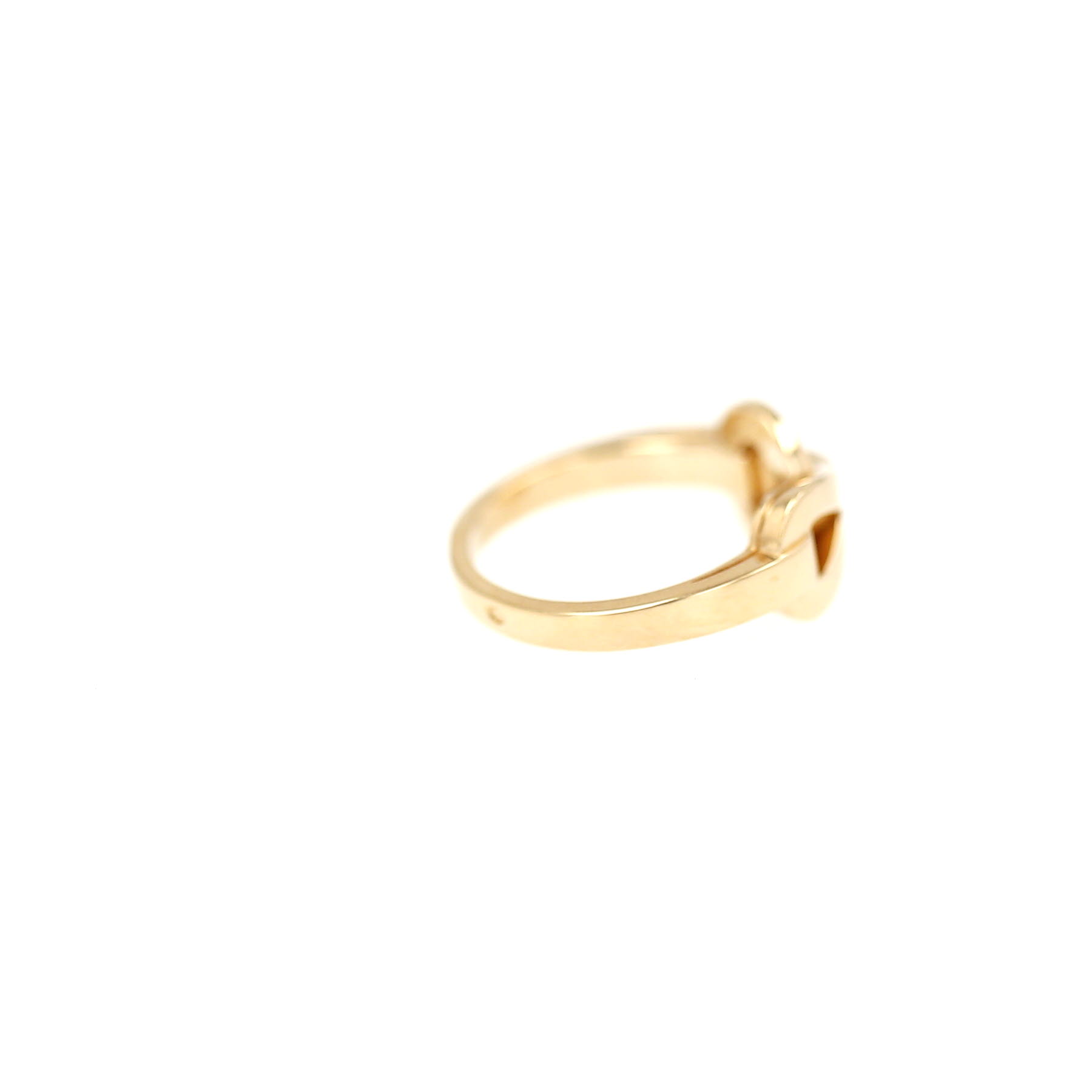 Sortija Cartier Agrafe de oro amarillo