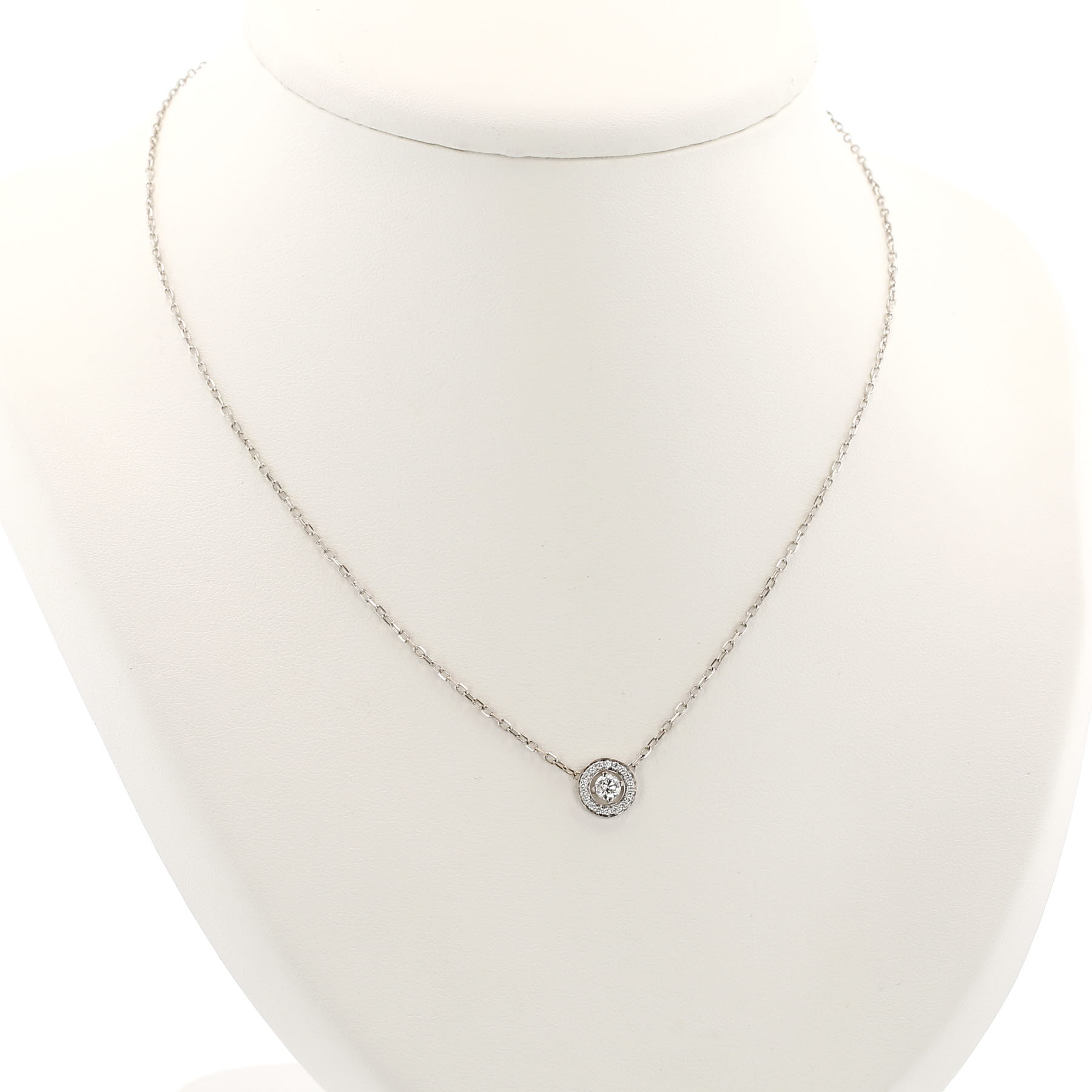 Boucheron Ava necklace in white gold and diamonds