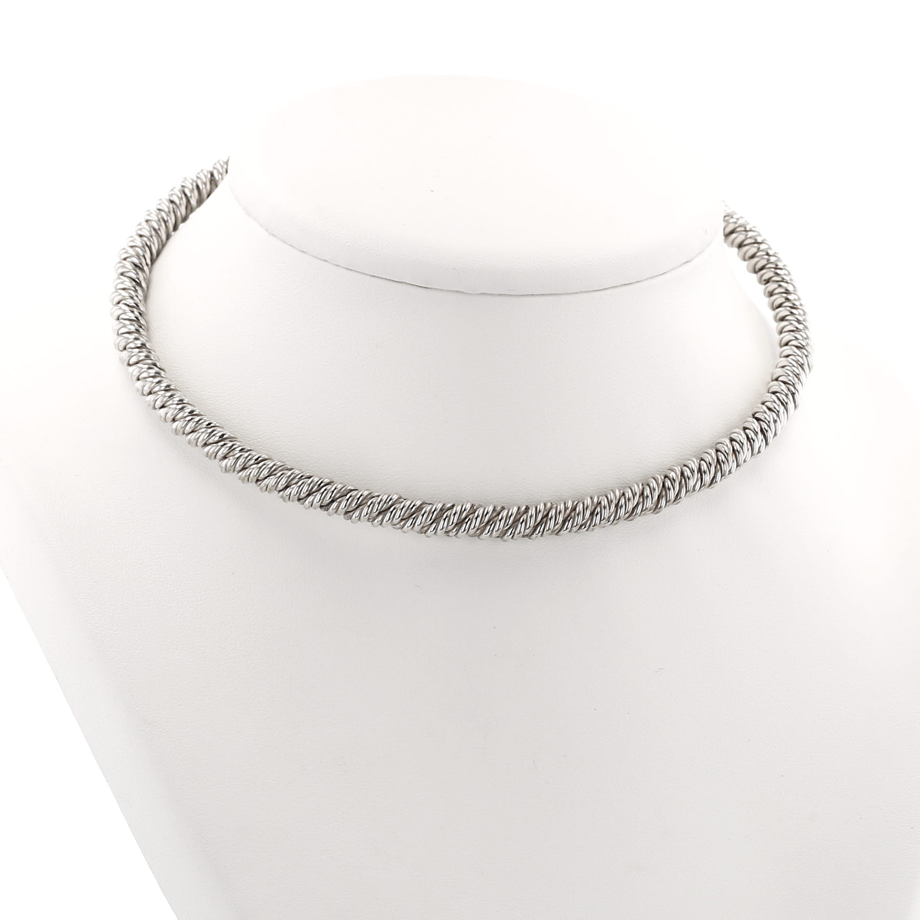Collana semirigida Hermès  in argento