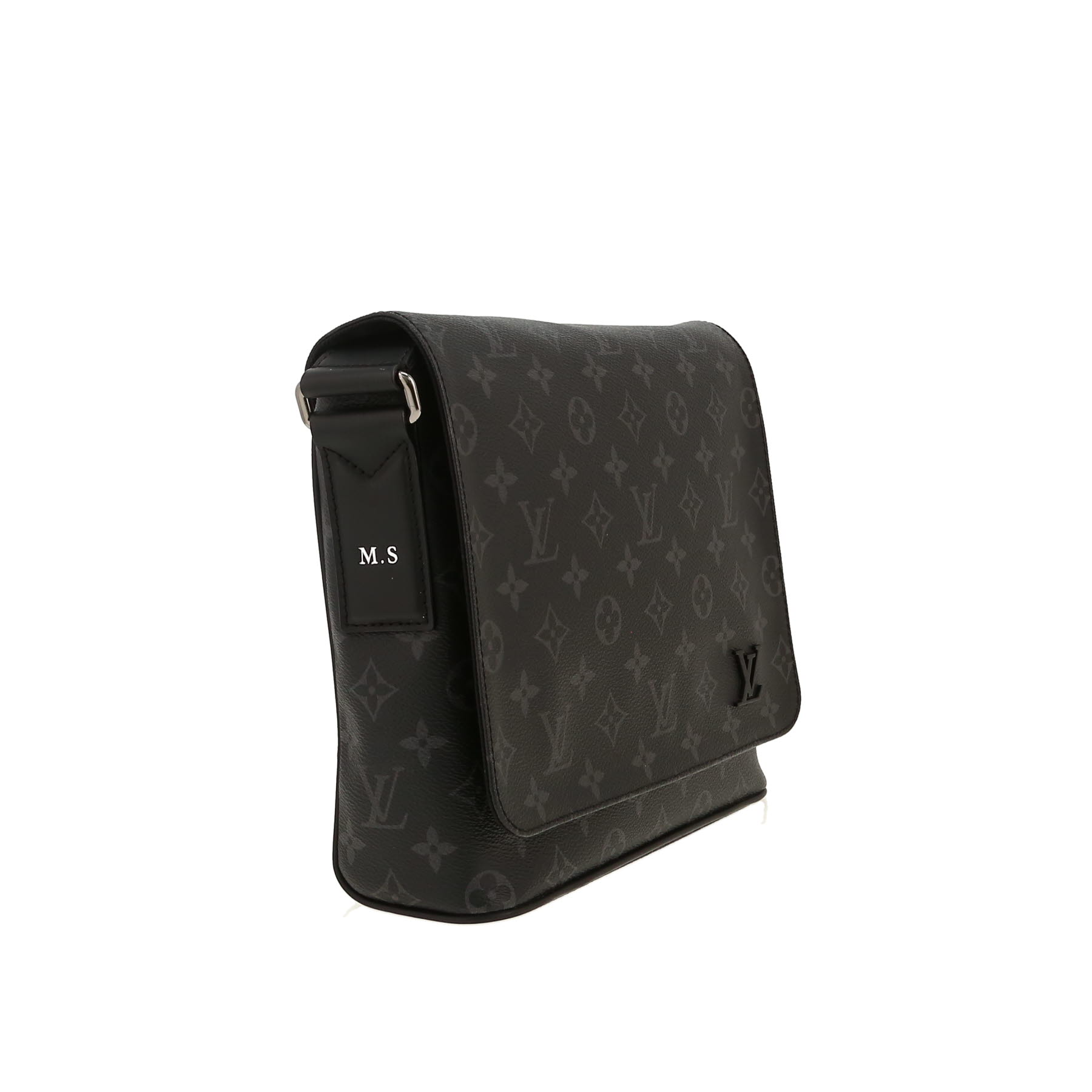 Louis Vuitton  District small model  shoulder bag  in black and grey monogram canvas