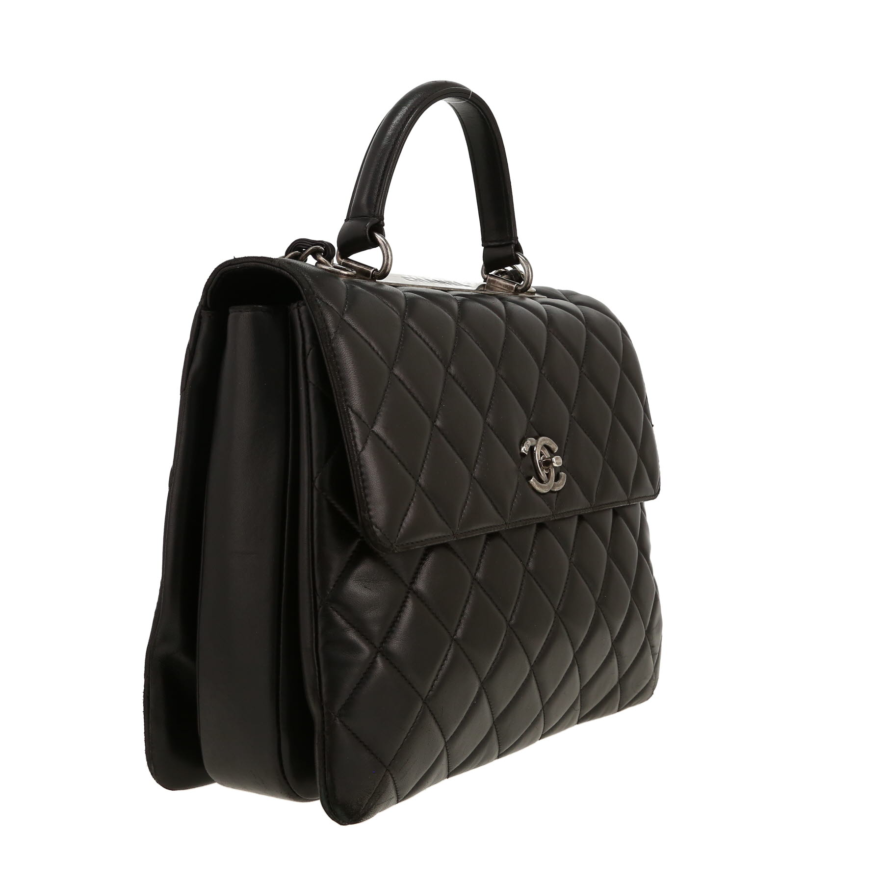 Borsa Chanel  Trendy CC in pelle trapuntata nera