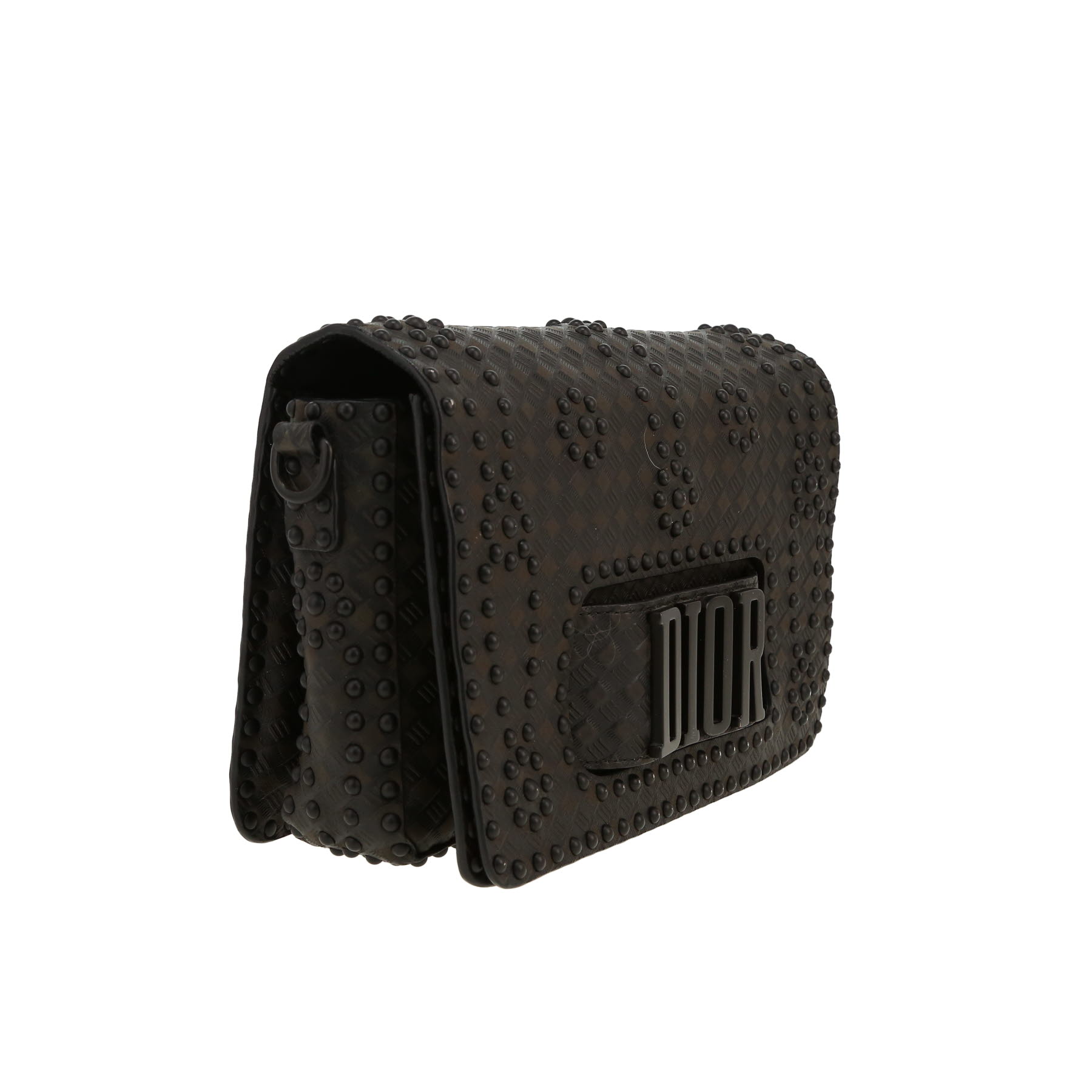 Dior  DIO(R)EVOLUTION shoulder bag  in black leather