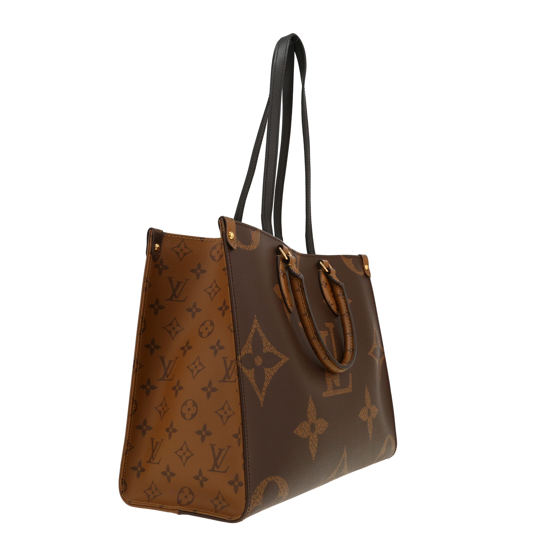 Bolso Cabás Louis Vuitton  Onthego en lona Monogram dos tonos marrón