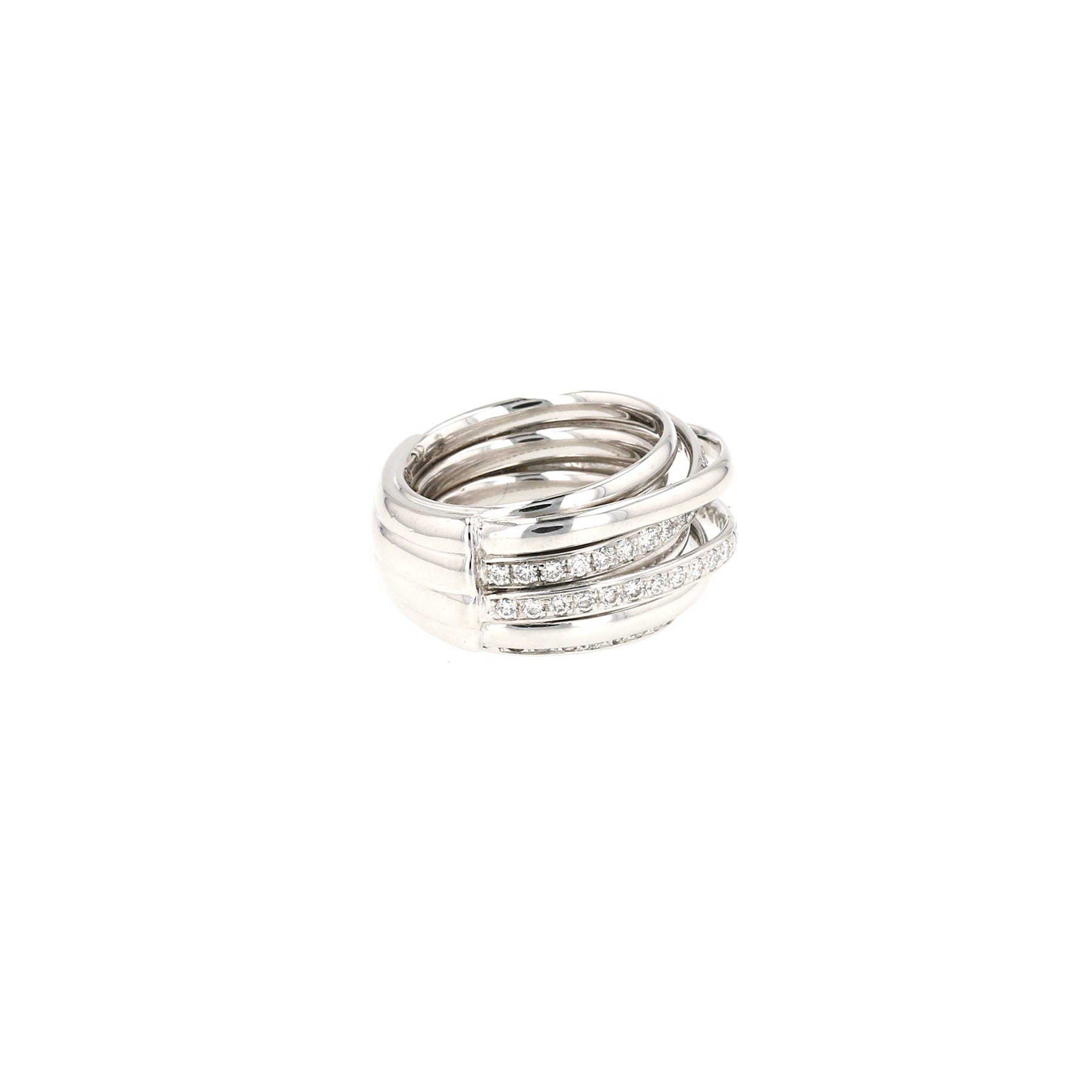 Bague De Grisogono Allegra en or blanc et diamants