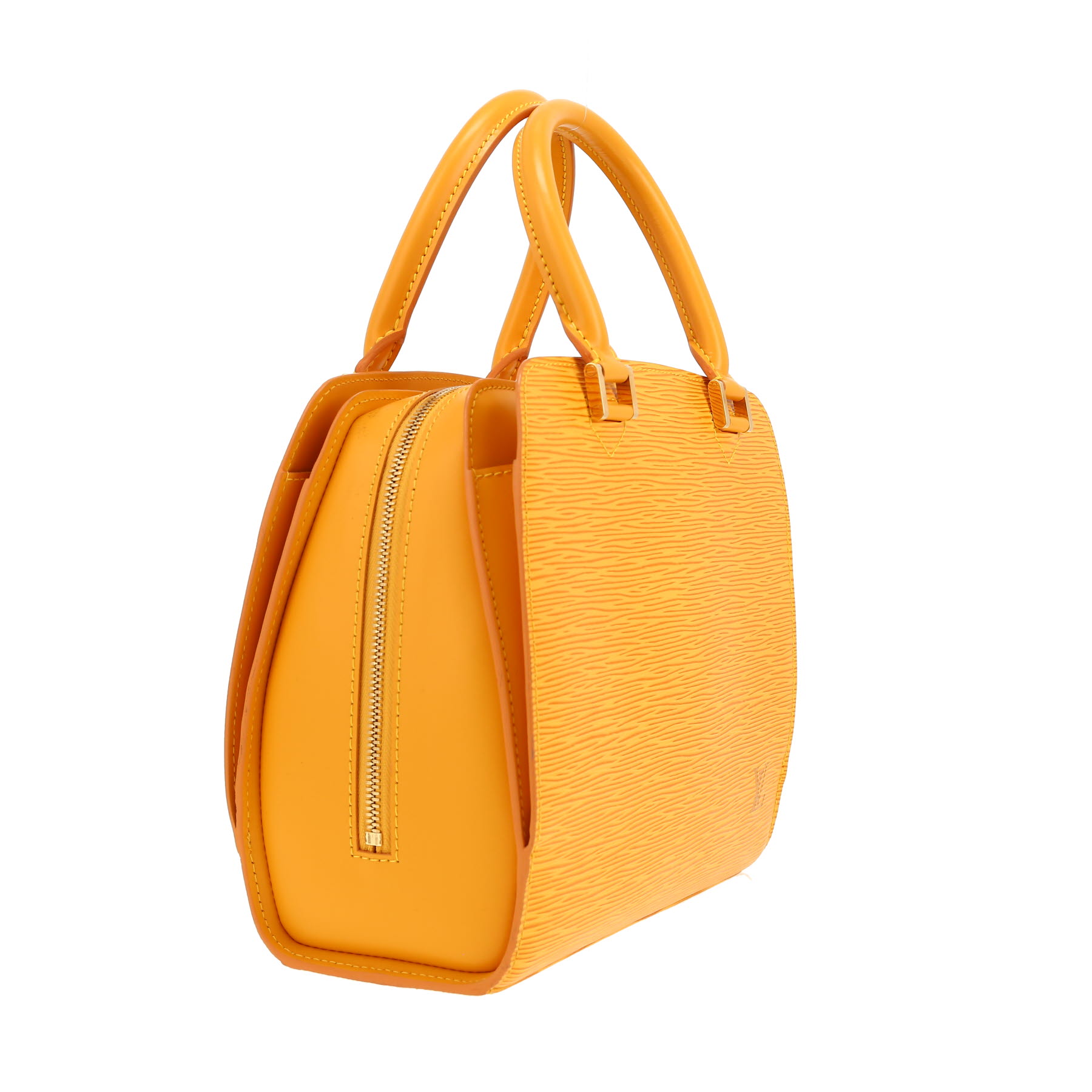 Louis Vuitton  Pont Neuf handbag  in yellow epi leather
