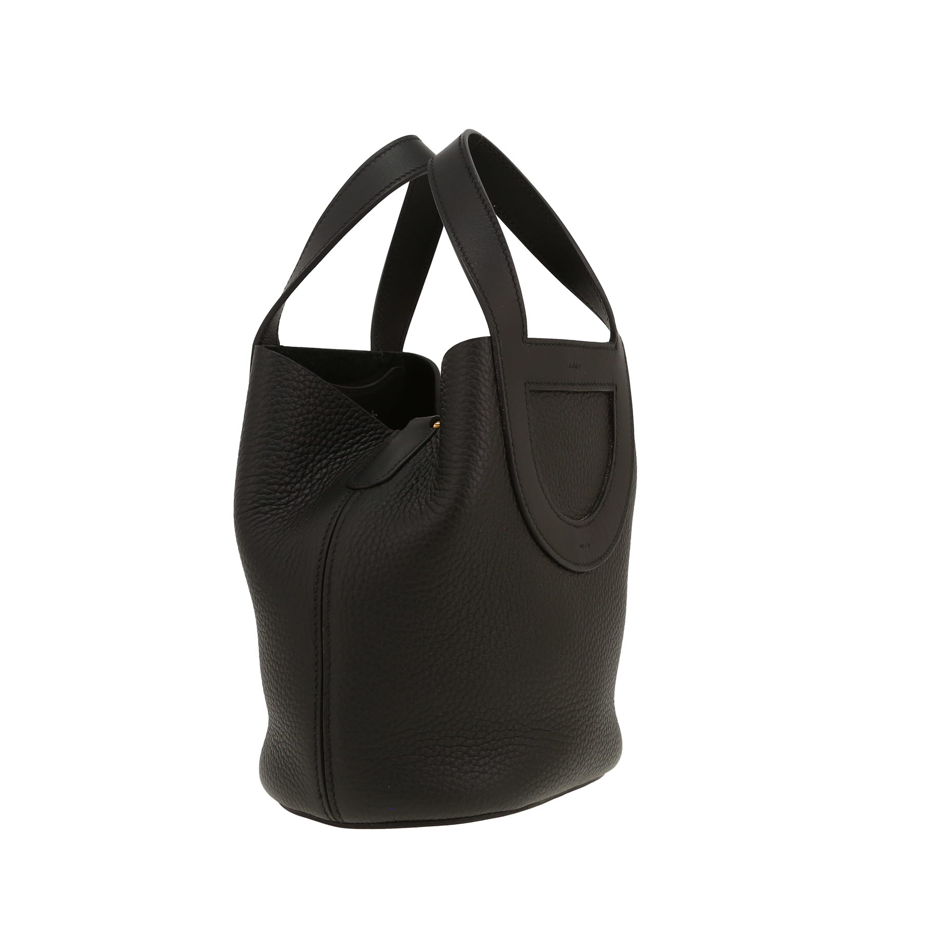Sac à main Hermès  In-The-Loop en cuir taurillon clémence noir