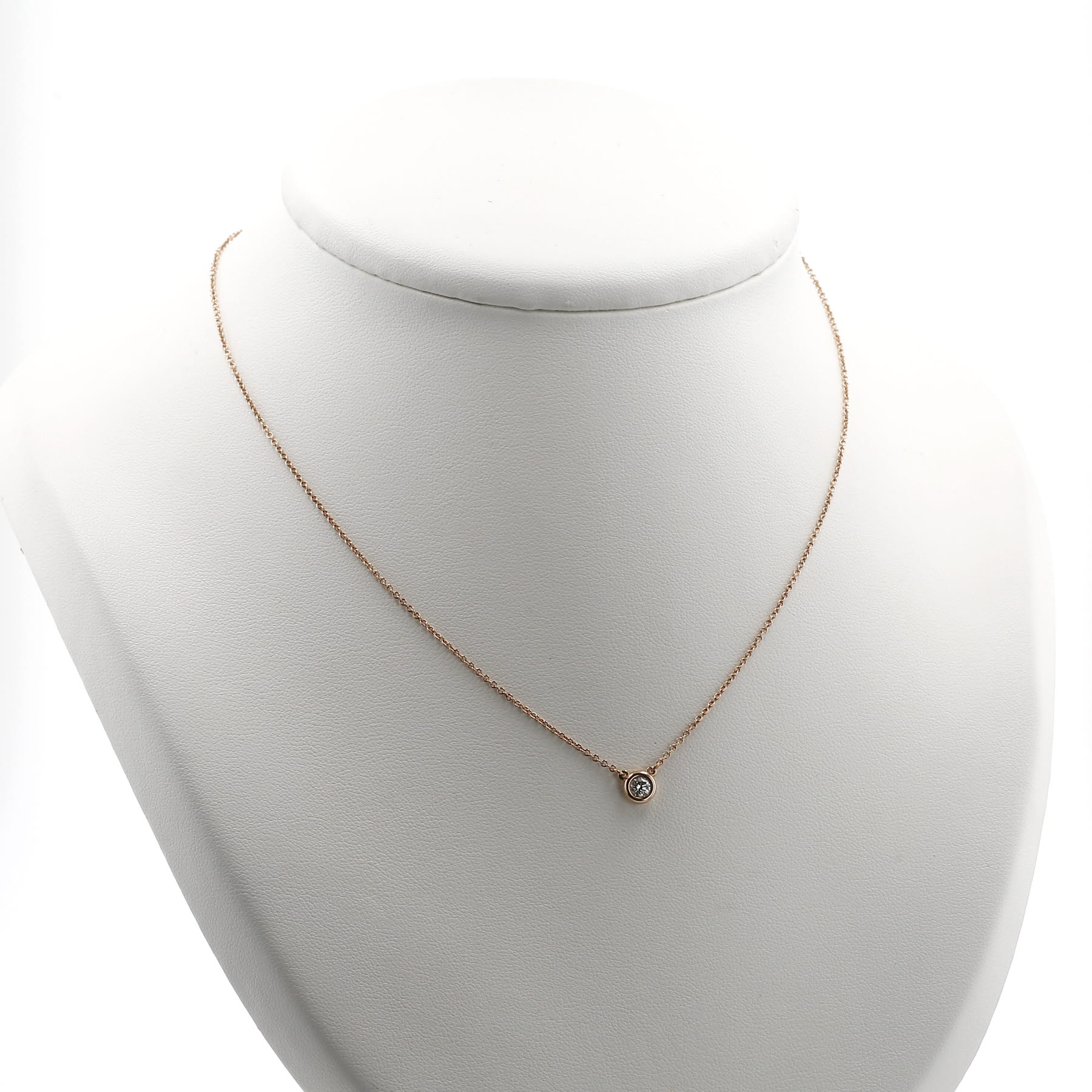 Collar Tiffany & Co Diamonds By The Yard de oro rosa y diamante