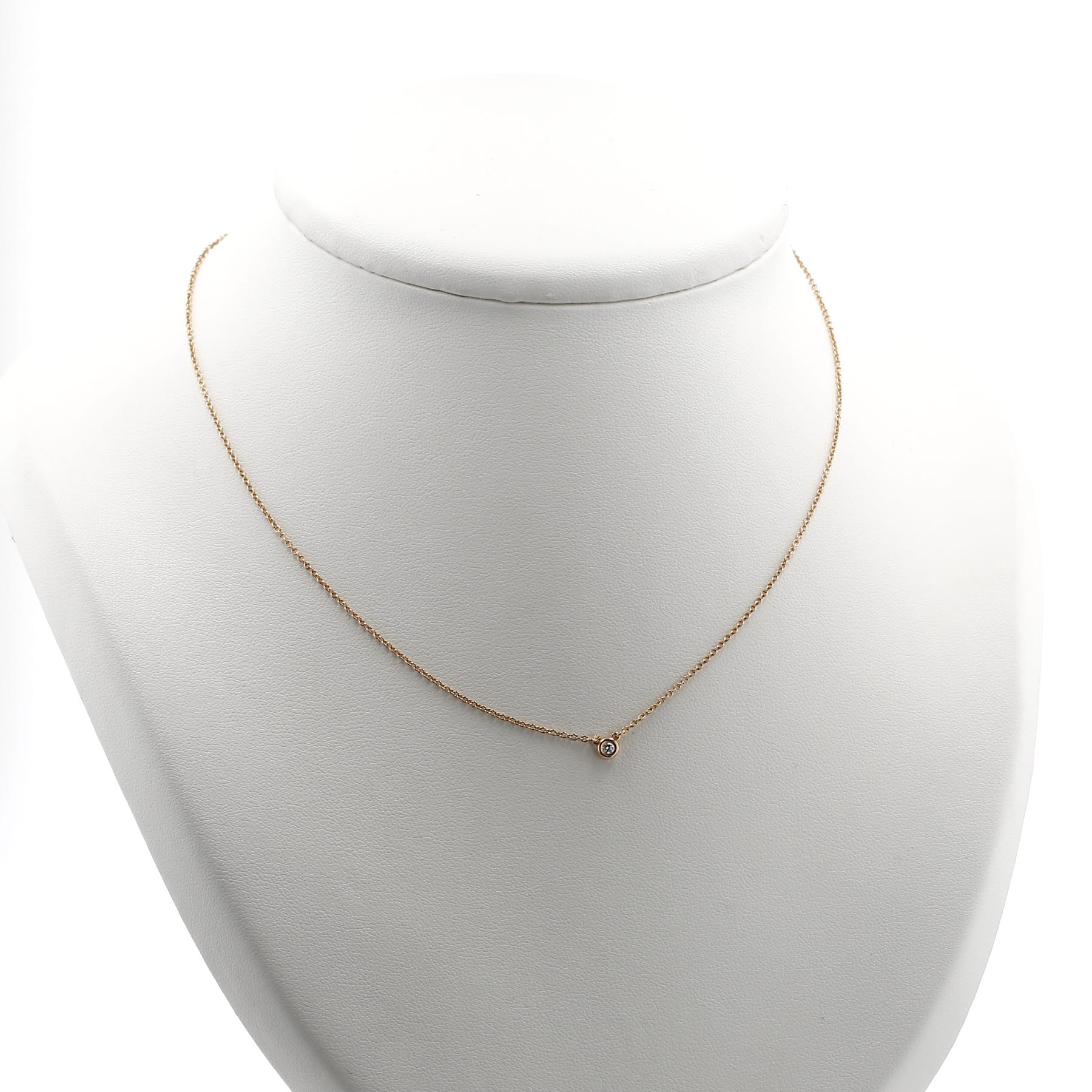 Collar Tiffany & Co Diamonds By The Yard de oro rosa y diamante
