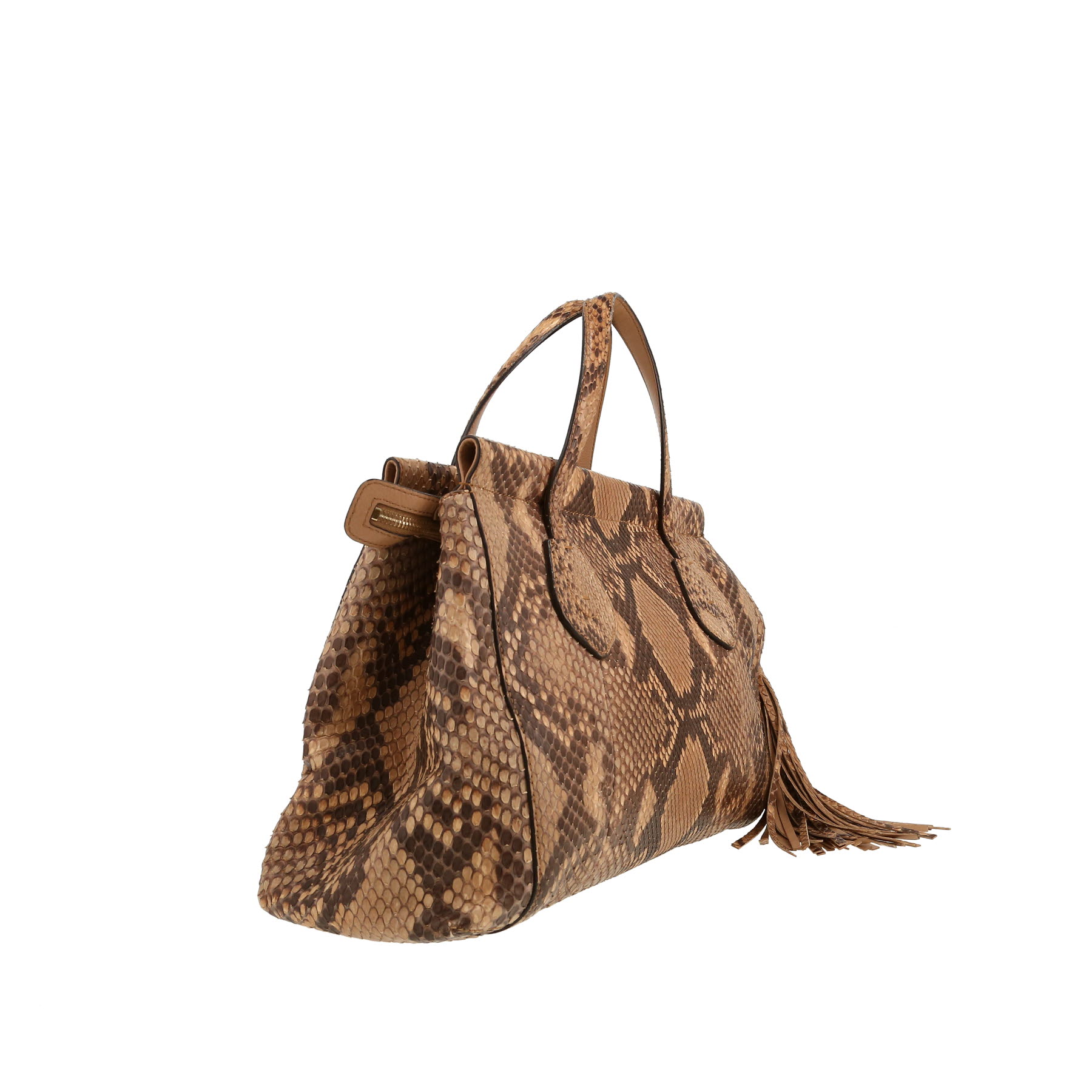 Sac à main Gucci   en python beige