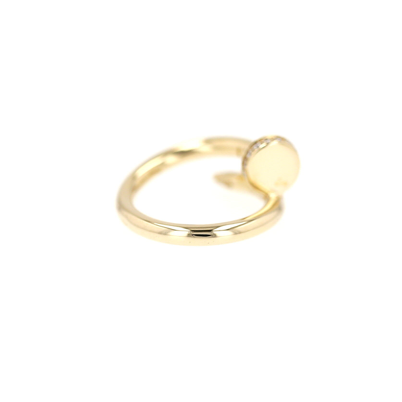 Sortija Cartier Juste un clou de oro amarillo y diamantes