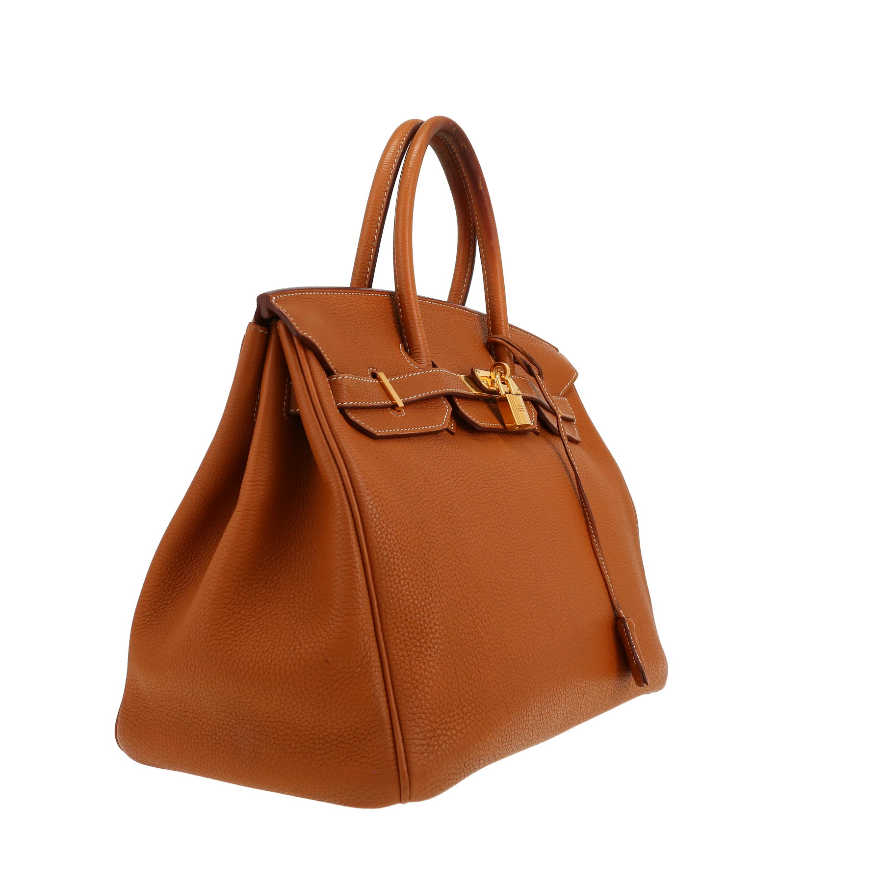 Hermès  Birkin 35 cm handbag  in gold togo leather