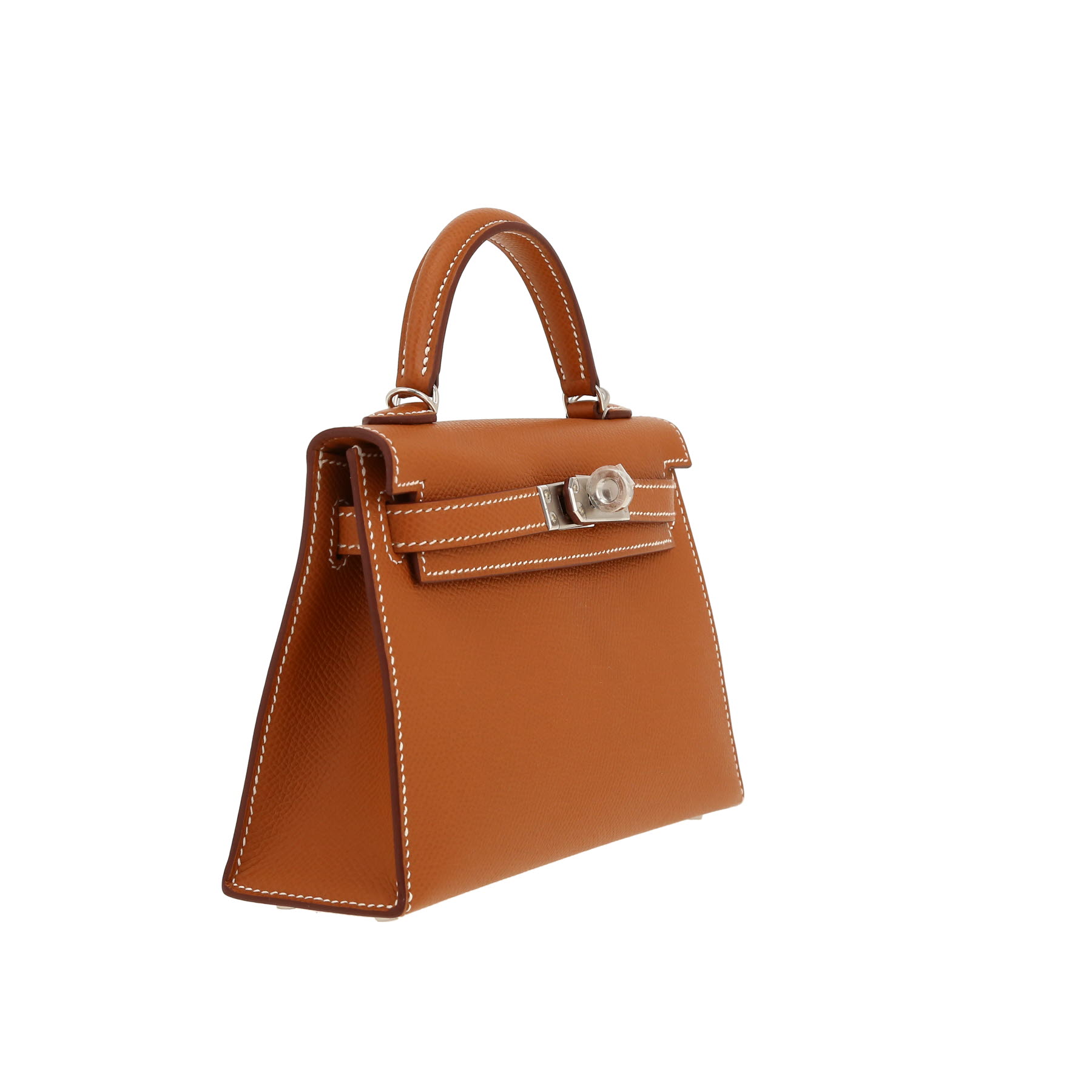 Sac bandoulière Hermès  Kelly 20 cm en cuir epsom gold