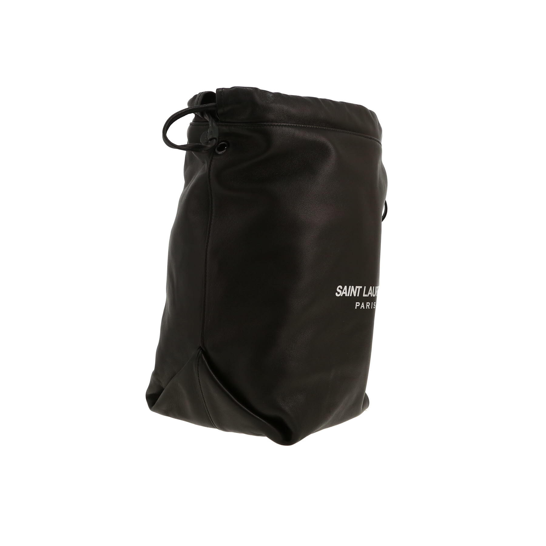 Saint Laurent  Teddy Pochon handbag  in black leather