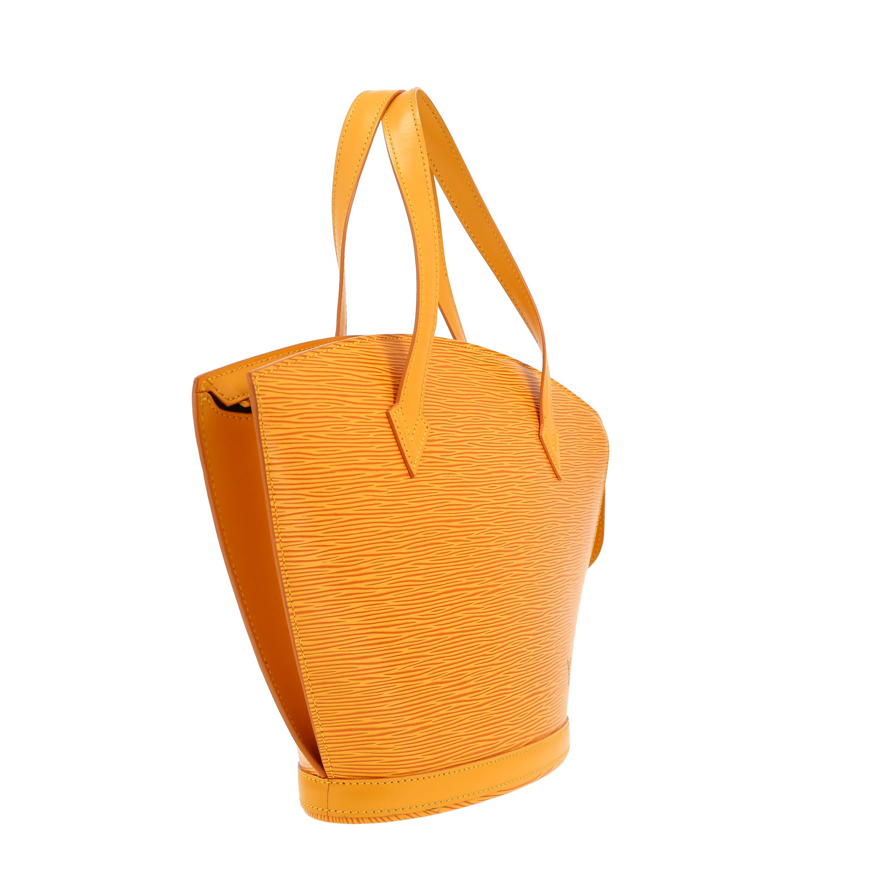 Louis Vuitton  Saint Jacques handbag  in yellow epi leather
