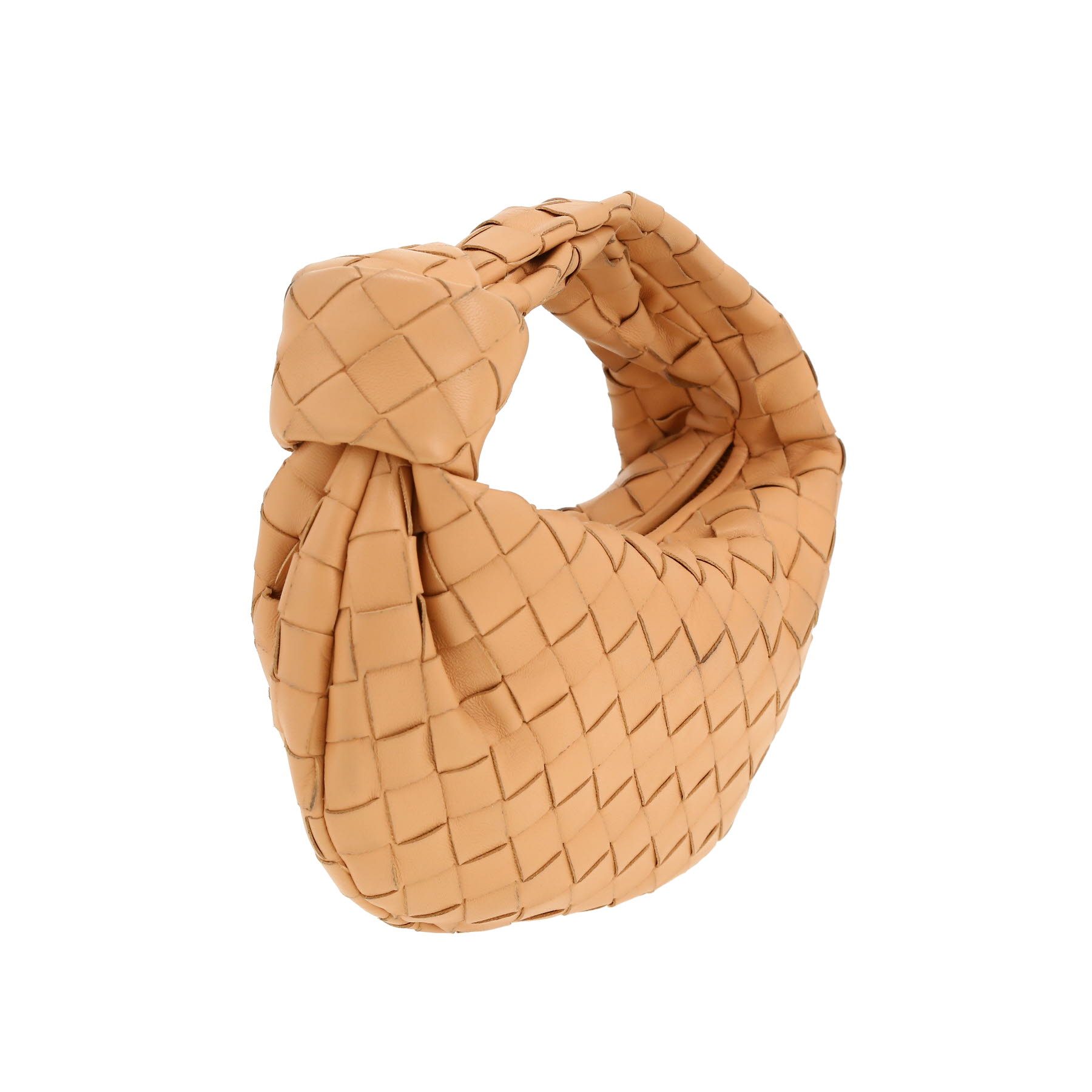Borsa Bottega Veneta  Jodie in pelle intrecciata beige