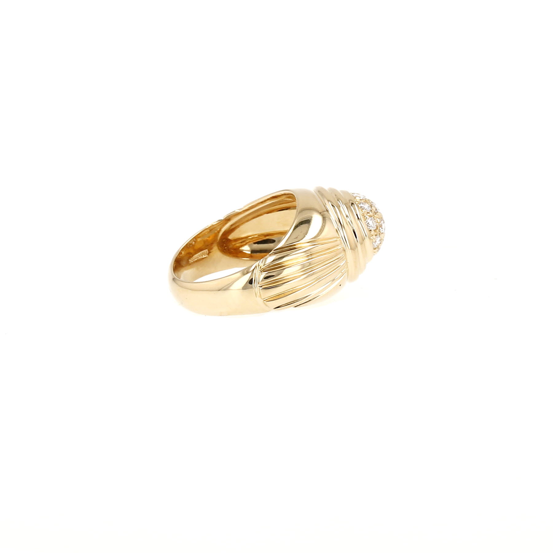 Boucheron Jaipur  1990's ring in yellow gold and diamonds