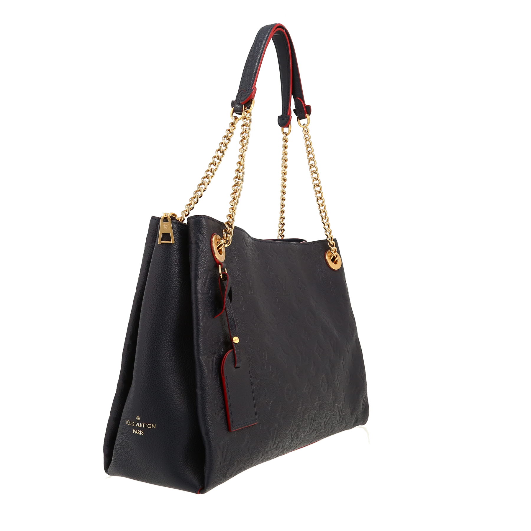 Louis Vuitton Surène shoulder bag in blue Monogram Empreinte leather